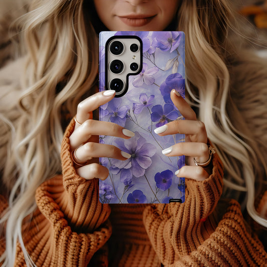 Lavender Memory Phone Case – Soft Romance & Everyday Protection in Bloom