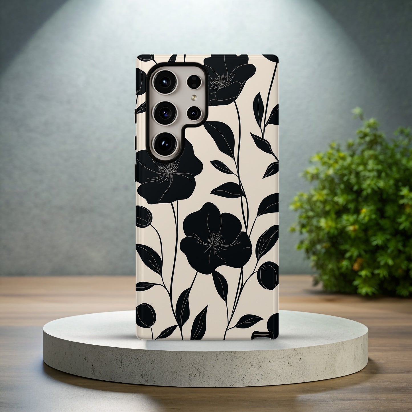 Minimal Bloom Phone Case – Clean Floral Aesthetic with Everyday Protection