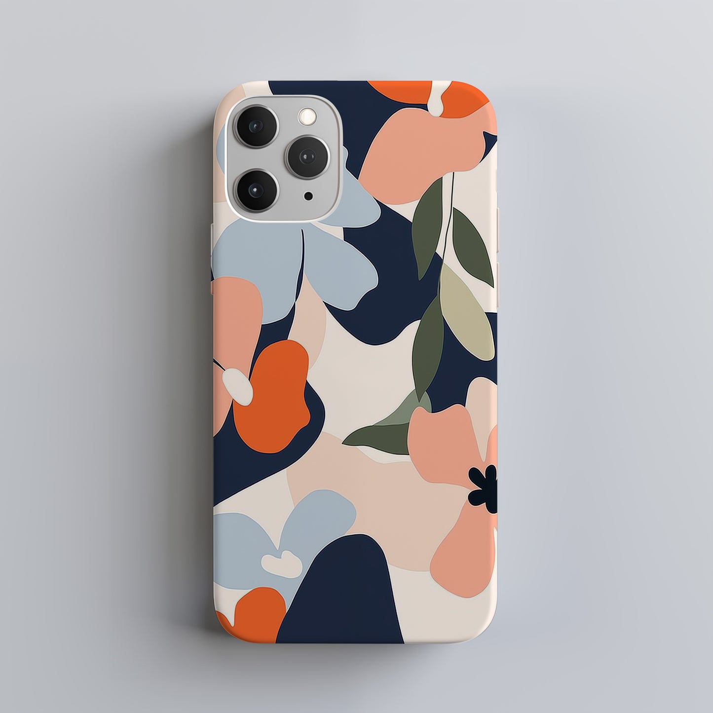 Abstract Blossom Phone Case – Artistic Florals with Everyday Protection