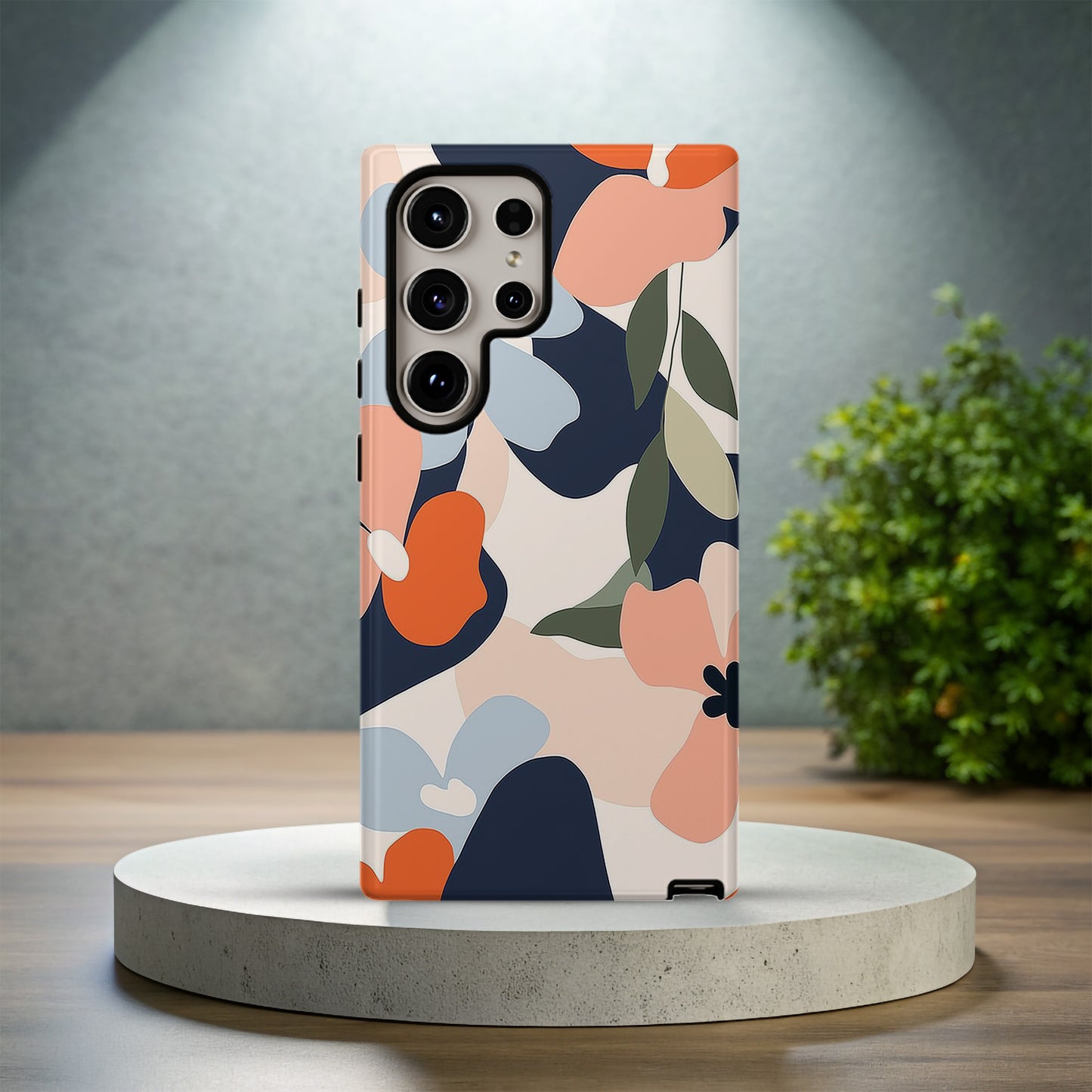 Abstract Blossom Phone Case – Artistic Florals with Everyday Protection