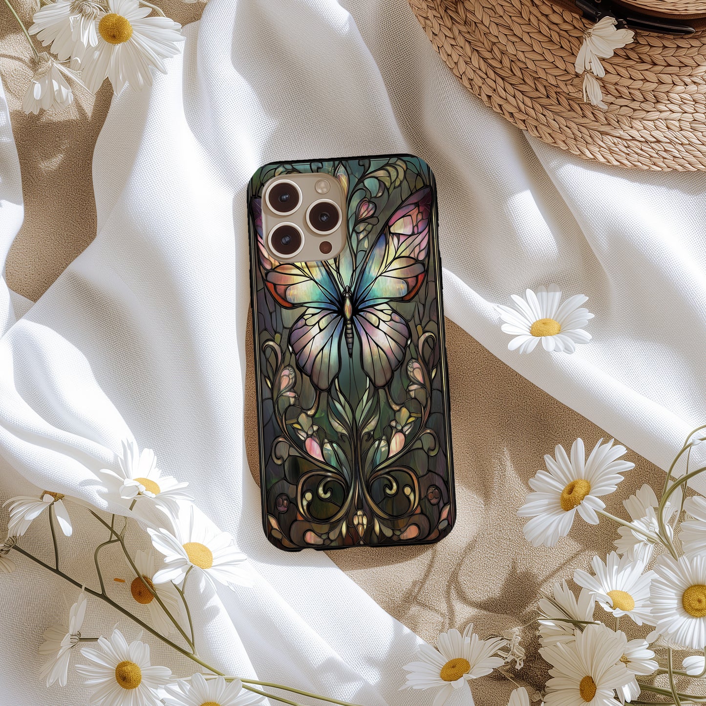 FloraFlare Butterfly Phone Case – Blooming Wings & Everyday Protection