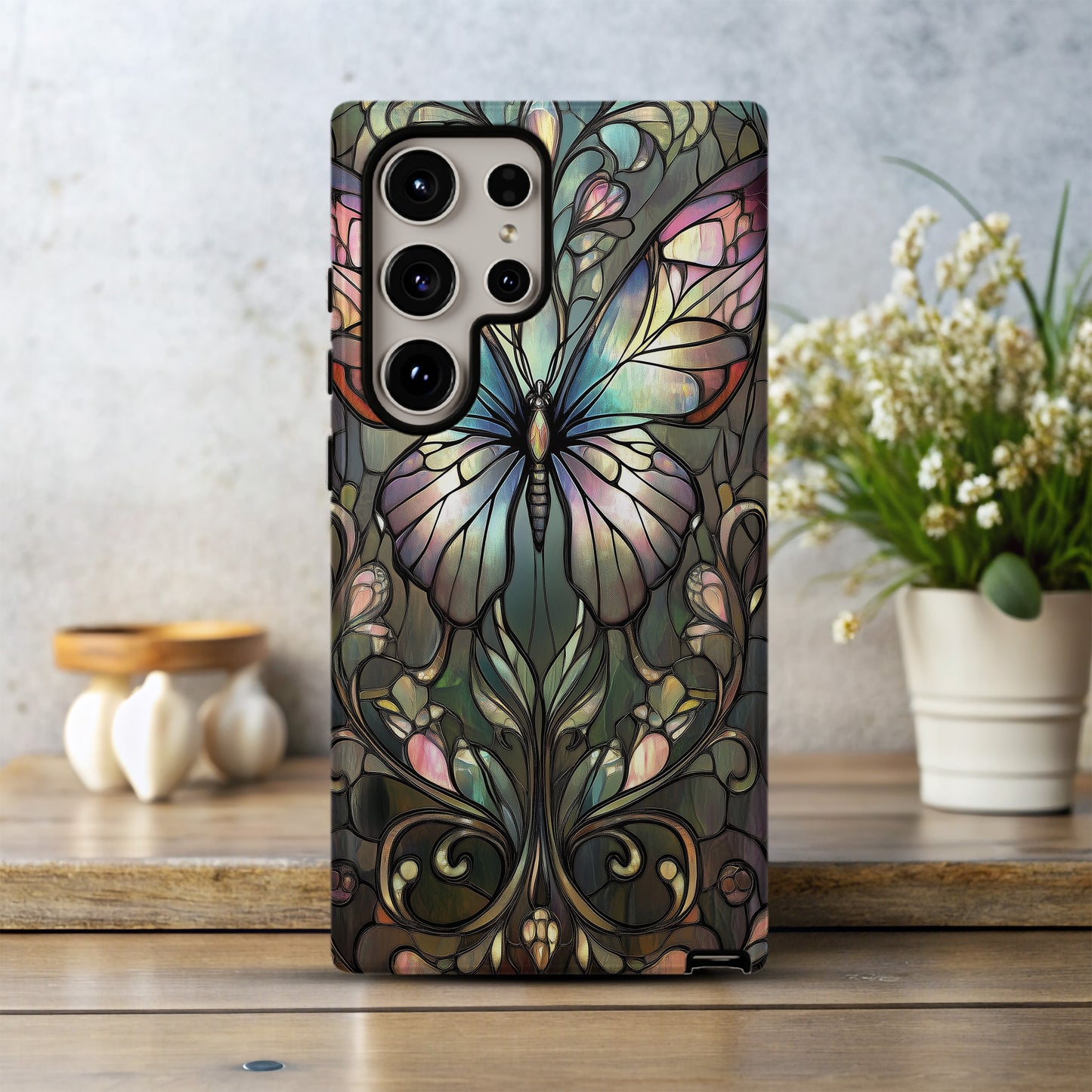 FloraFlare Butterfly Phone Case – Blooming Wings & Everyday Protection