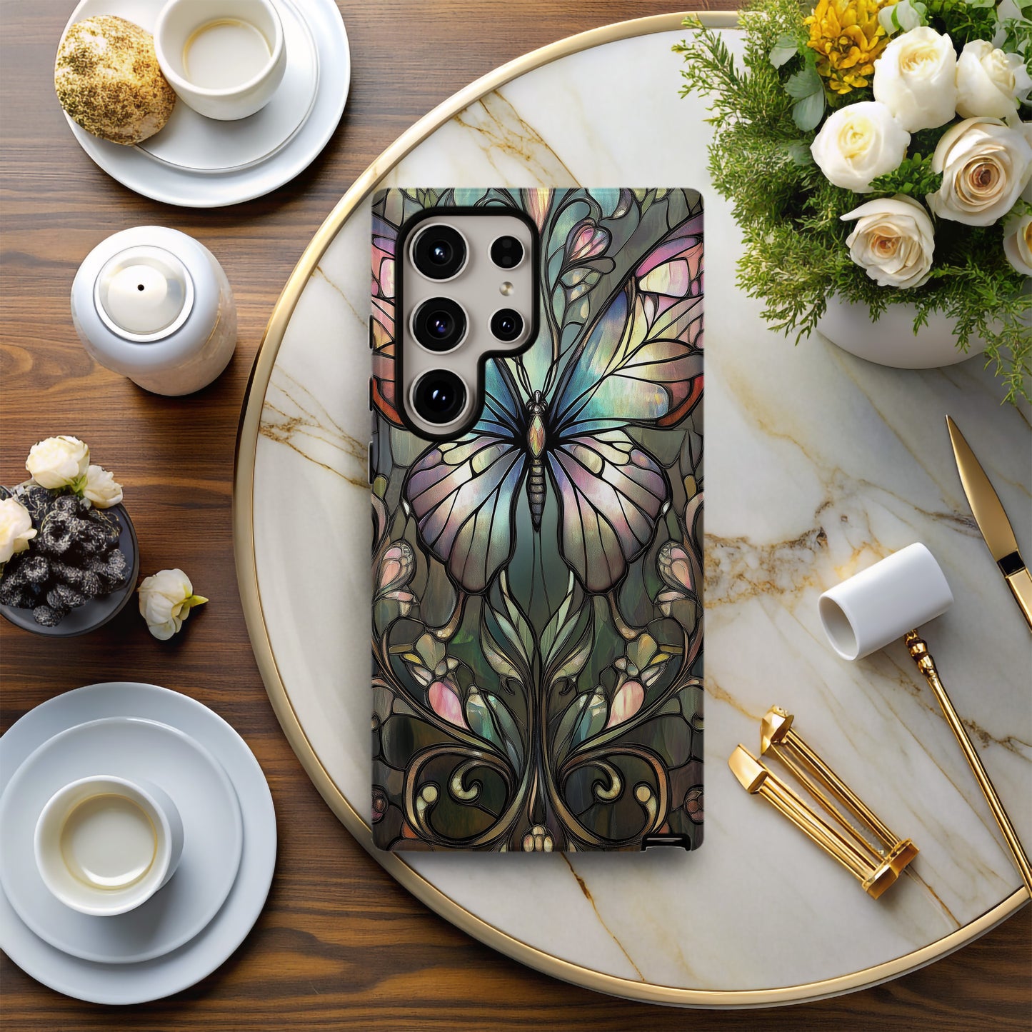 FloraFlare Butterfly Phone Case – Blooming Wings & Everyday Protection