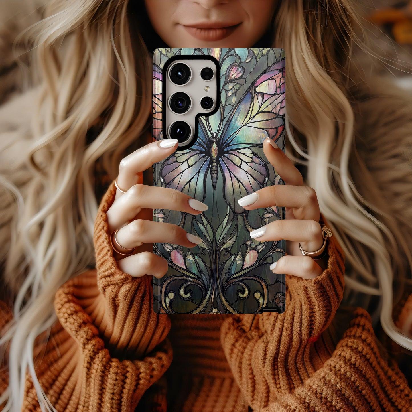 FloraFlare Butterfly Phone Case – Blooming Wings & Everyday Protection