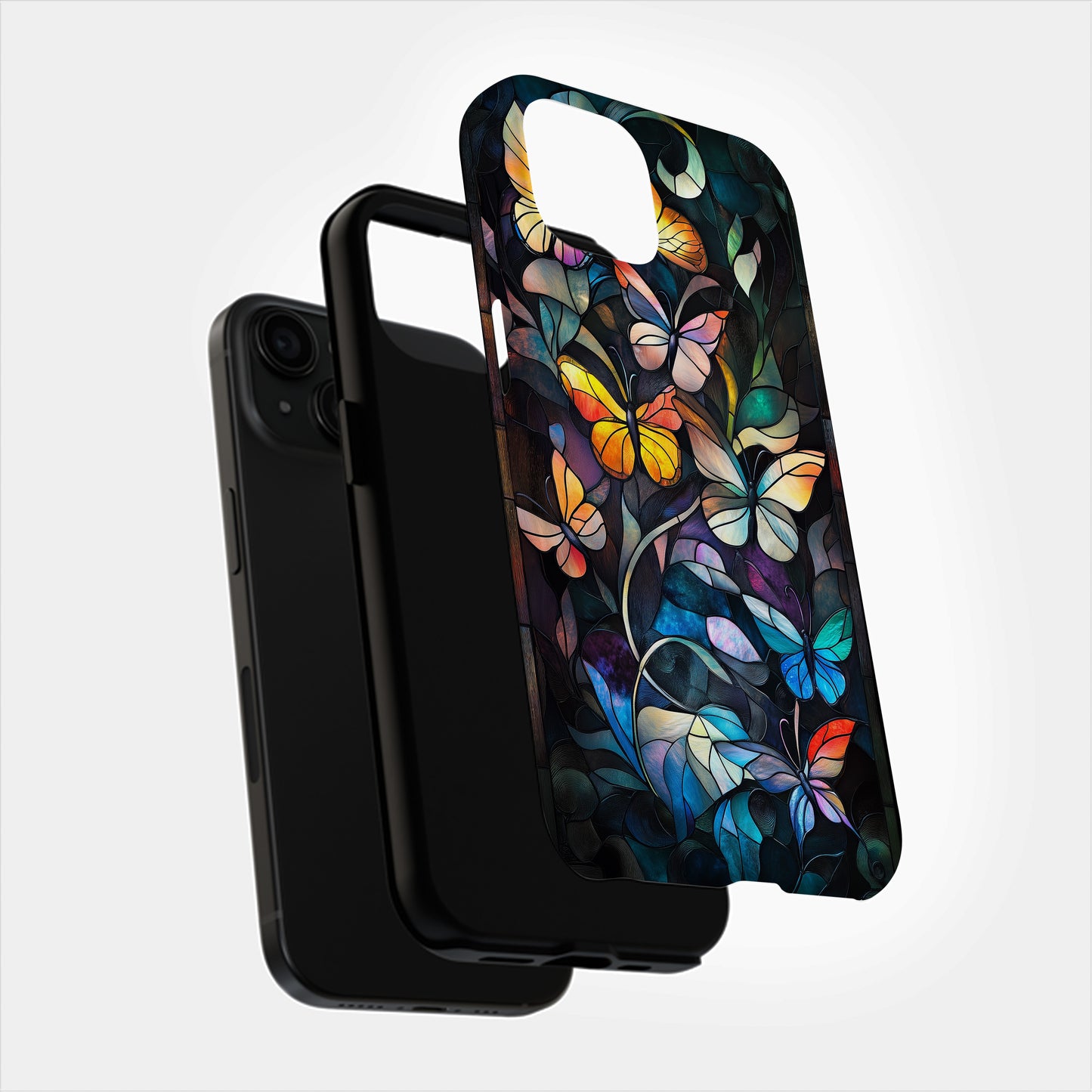 Butterfly Gleam Phone Case – Shimmering Wings & Everyday Protection
