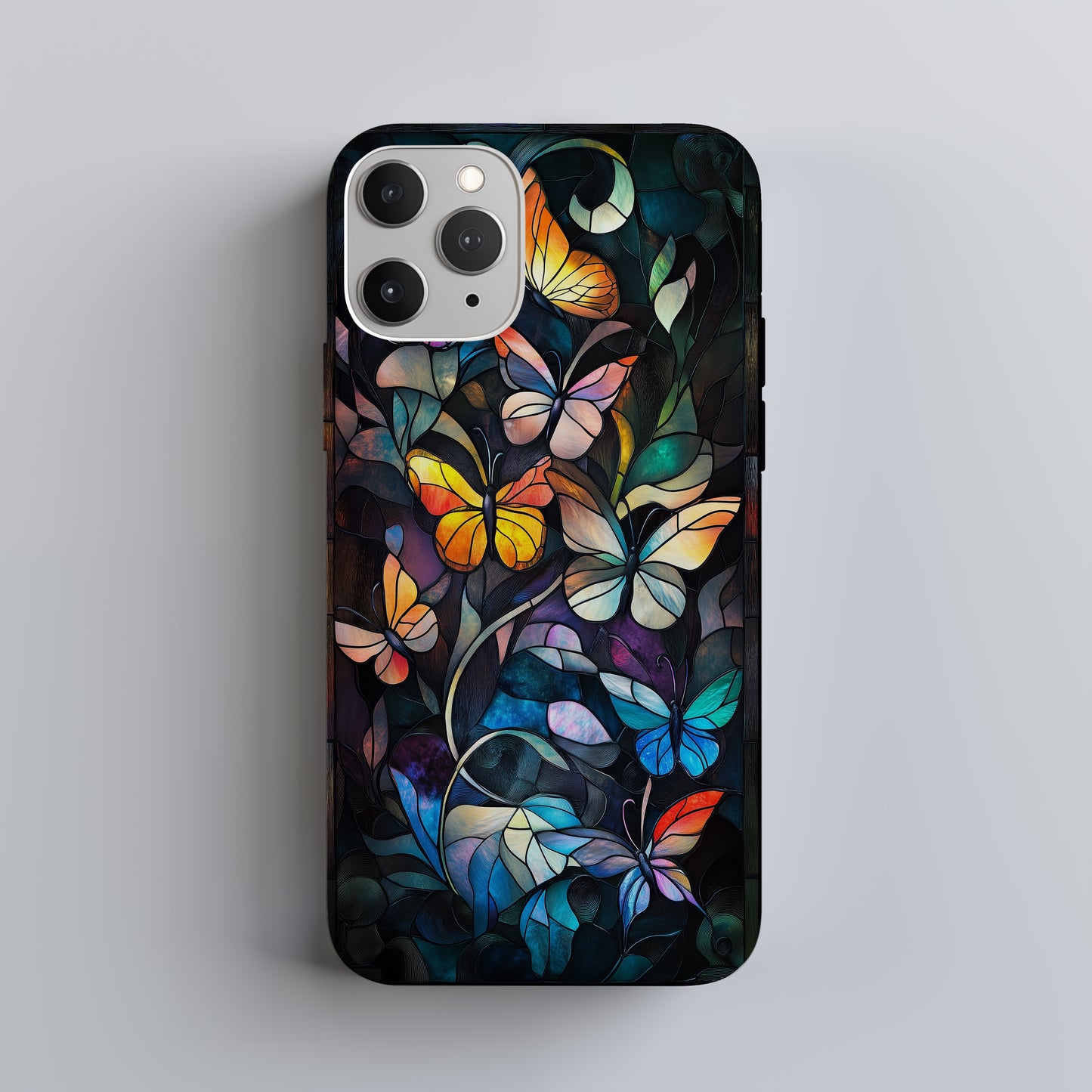 Butterfly Gleam Phone Case – Shimmering Wings & Everyday Protection