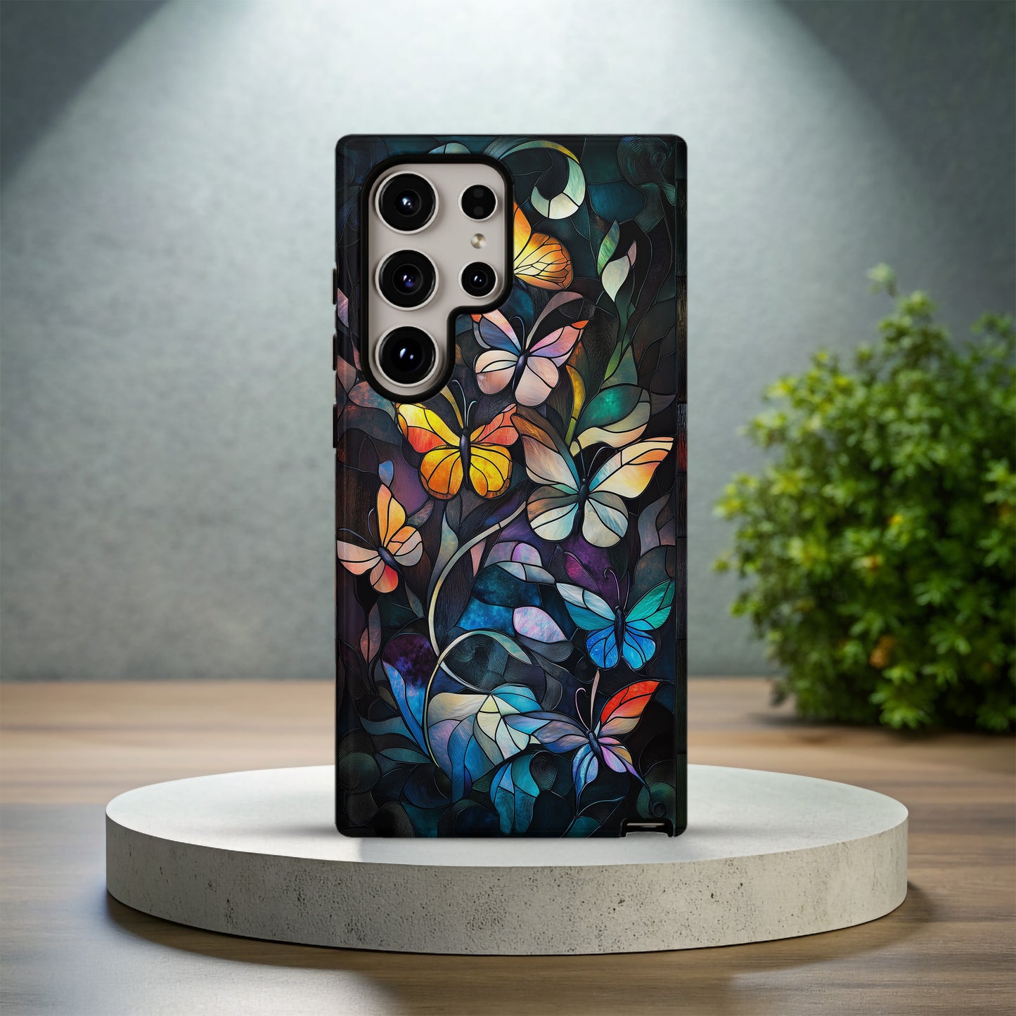 Butterfly Gleam Phone Case – Shimmering Wings & Everyday Protection