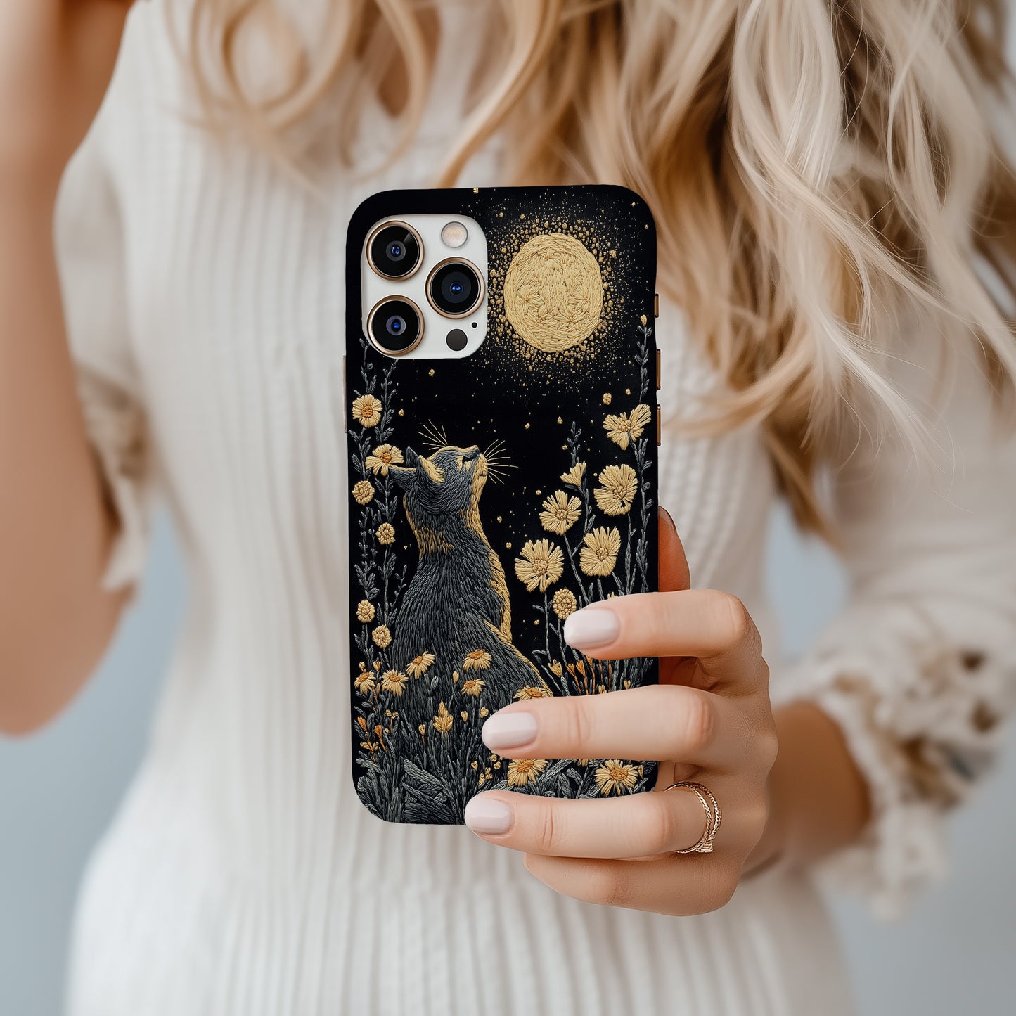 Whiskers & Wonder Phone Case – Mystical Felines & Everyday Protection with Enchanted Charm