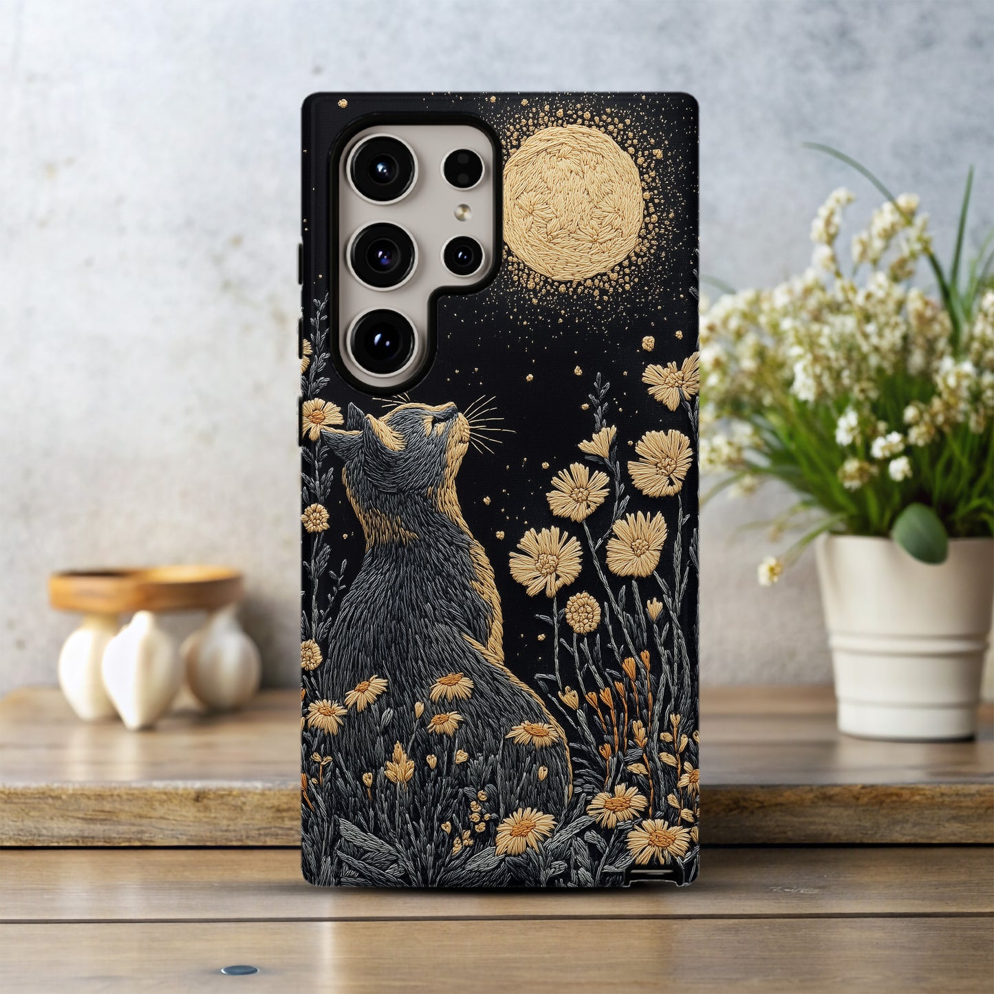 Whiskers & Wonder Phone Case – Mystical Felines & Everyday Protection with Enchanted Charm