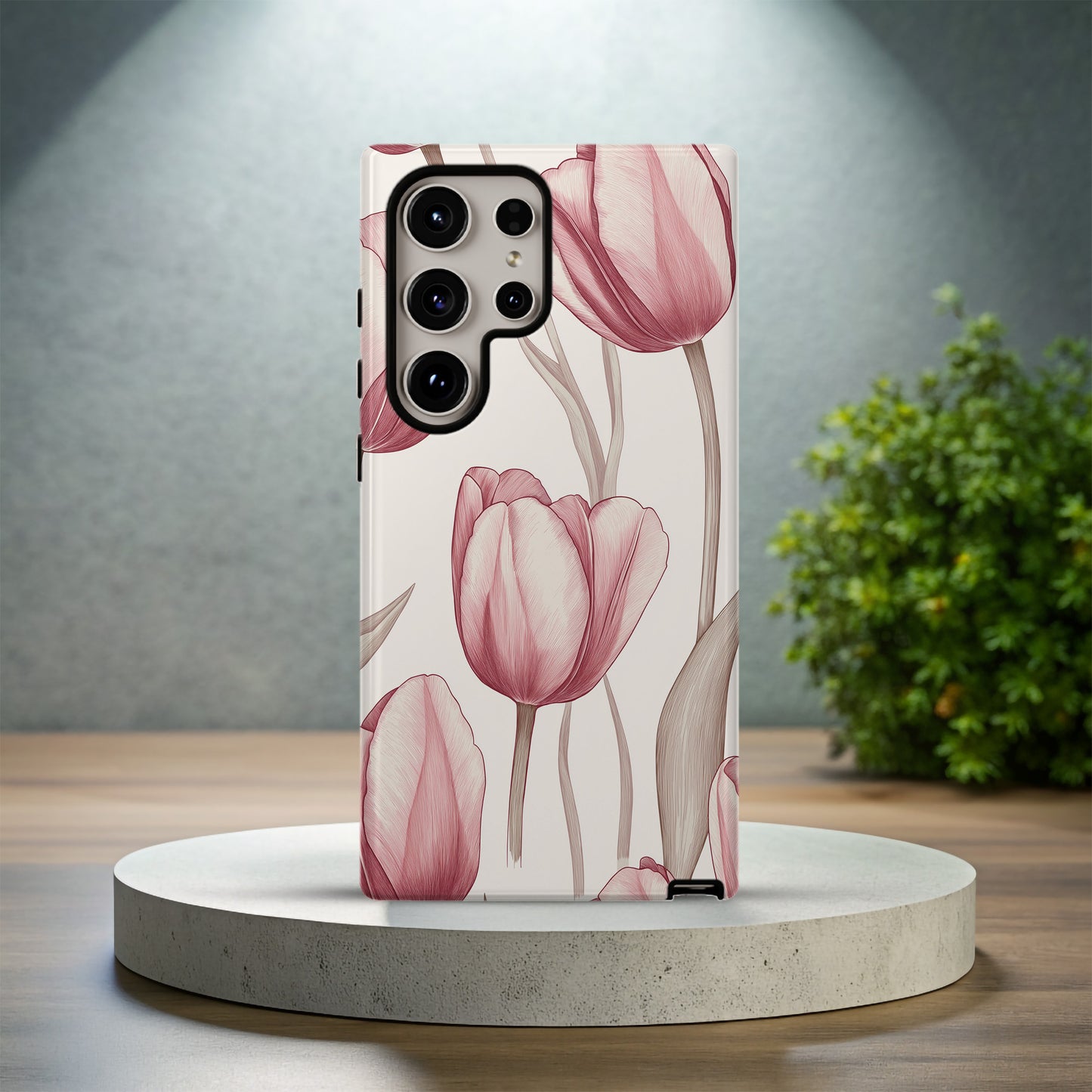 Tulip Whispers Phone Case – Soft Spring Blooms & Everyday Protection