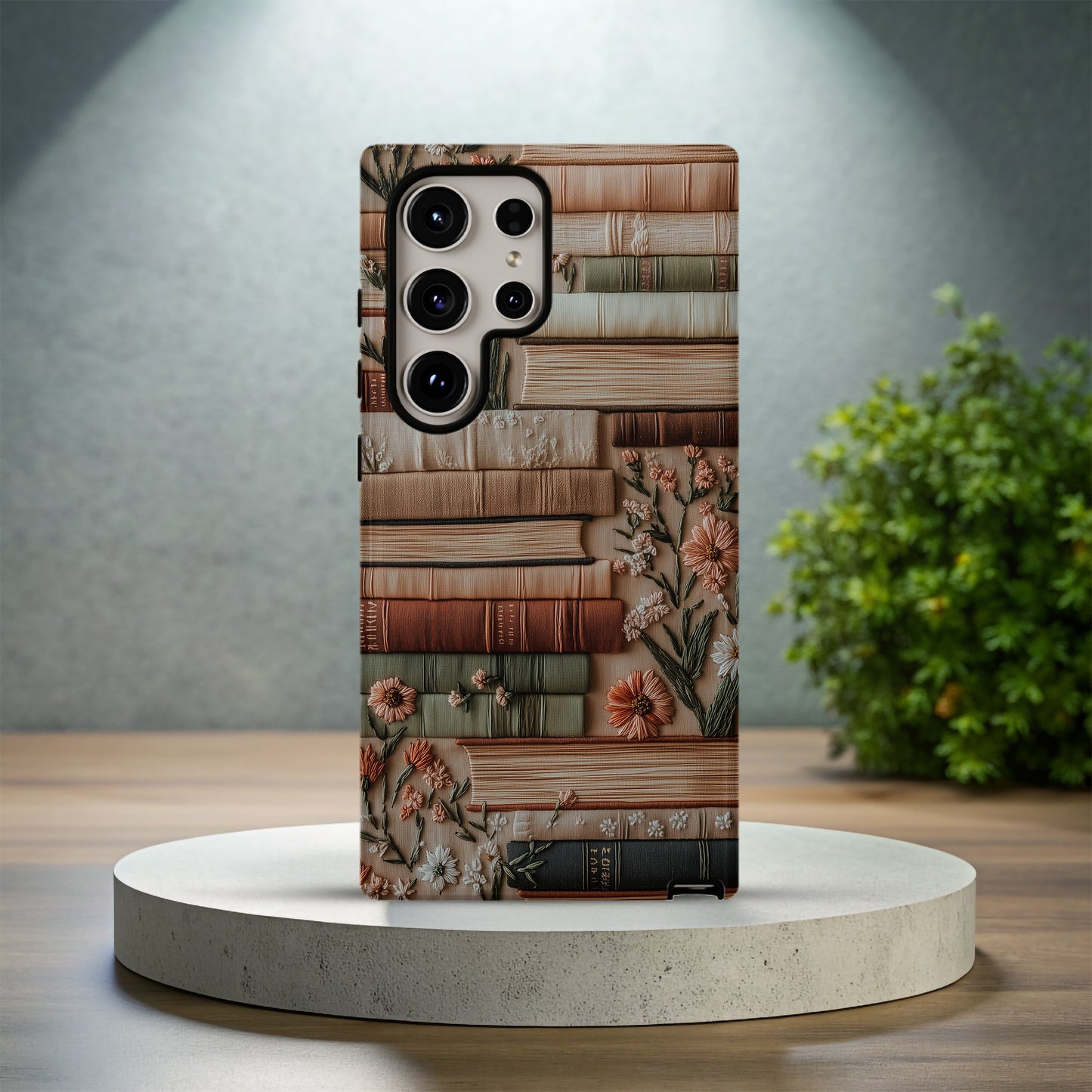 Bloom & Bookcase Phone Case – Literary Florals & Everyday Protection with Storybook Charm