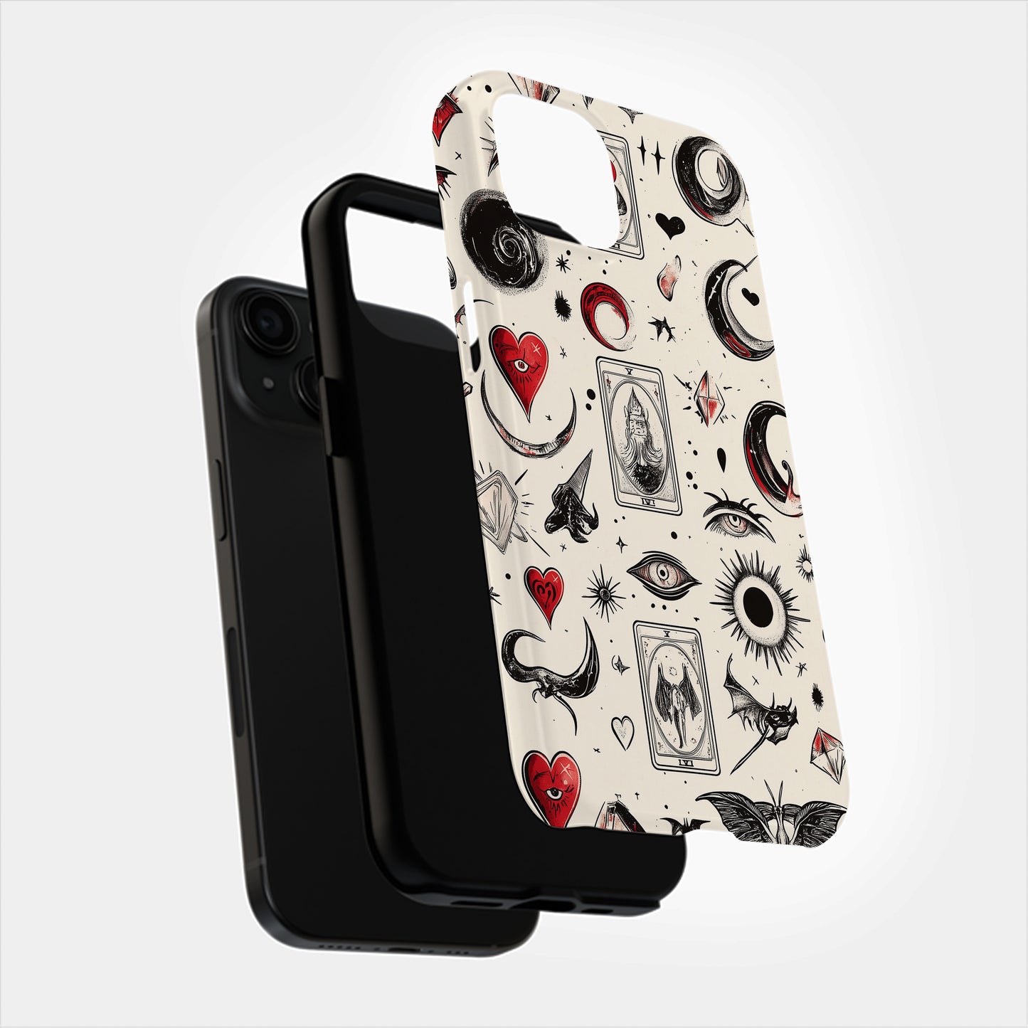 Flash & Fate Phone Case – Lightning Energy Meets Mystical Design with Everyday Protection
