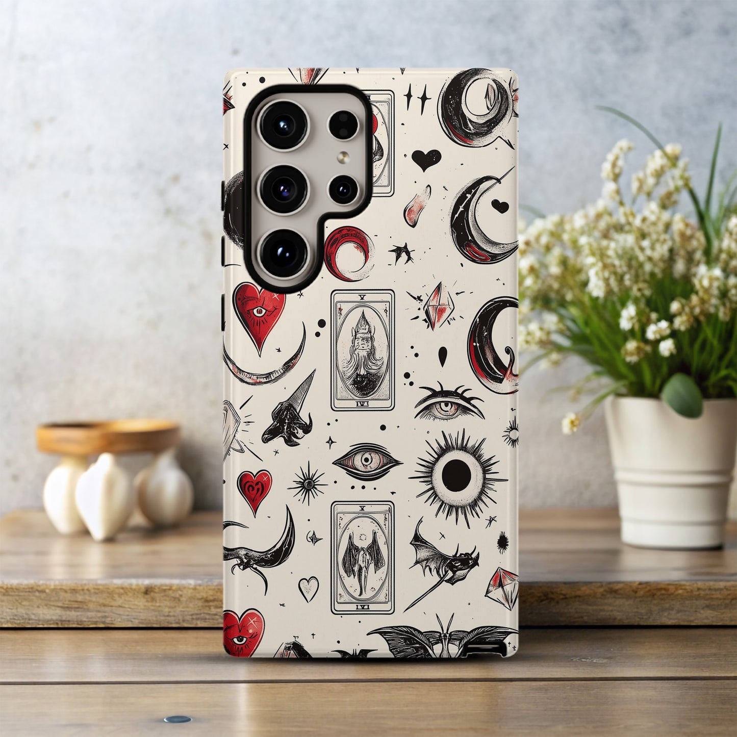 Flash & Fate Phone Case – Lightning Energy Meets Mystical Design with Everyday Protection