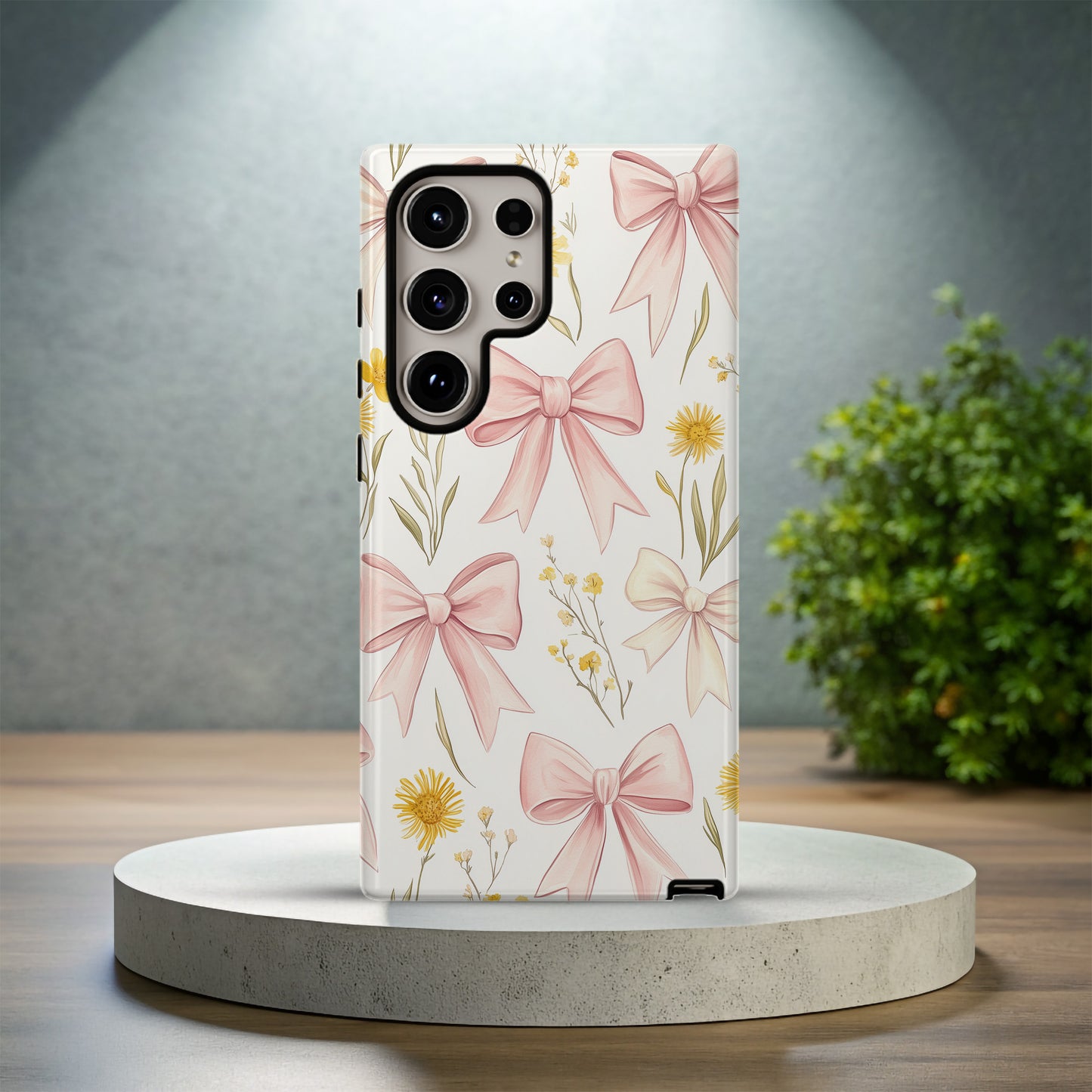 BlushBow Phone Case – Soft Pink Bows & Everyday Protection with Delicate Style
