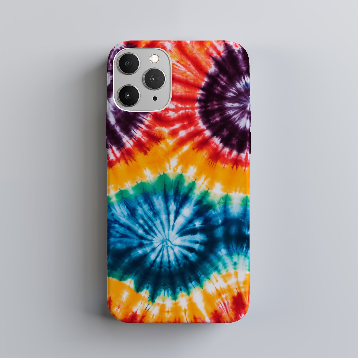 ColorRush Tie-Dye Phone Case – Retro Swirl & Everyday Protection in Bold, Bright Vibes