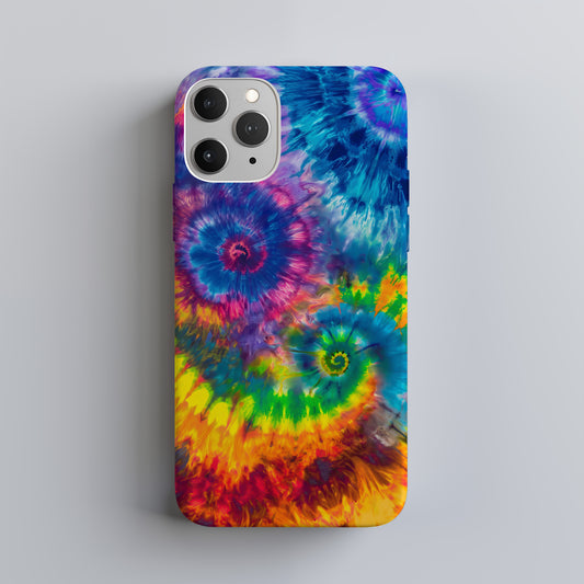 PsychedeliPop Phone Case – Vivid Tie-Dye Swirls with Everyday Protection and Retro Energy