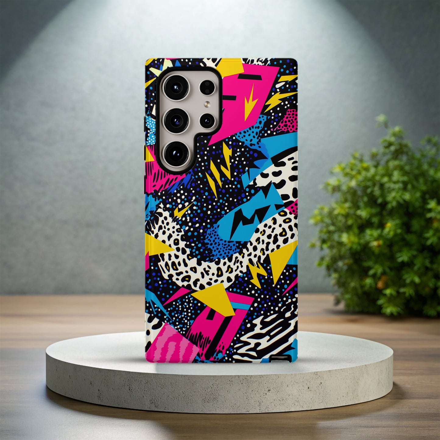 Retro Rewind Case – Neon Memphis 80s Pop Art Explosion