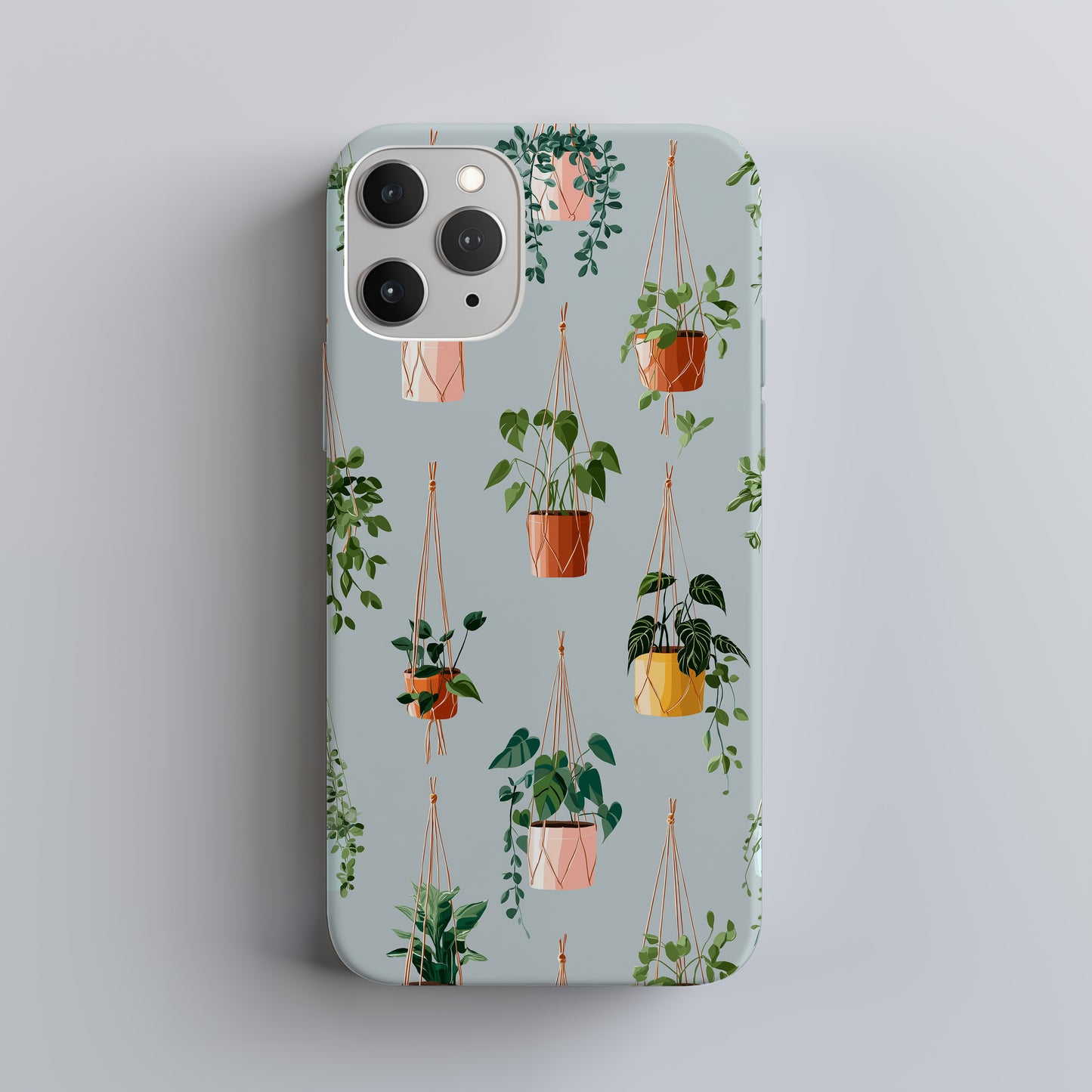 Hanging Garden Case – Boho Plant Lover Aesthetic in Soft Earth Tones