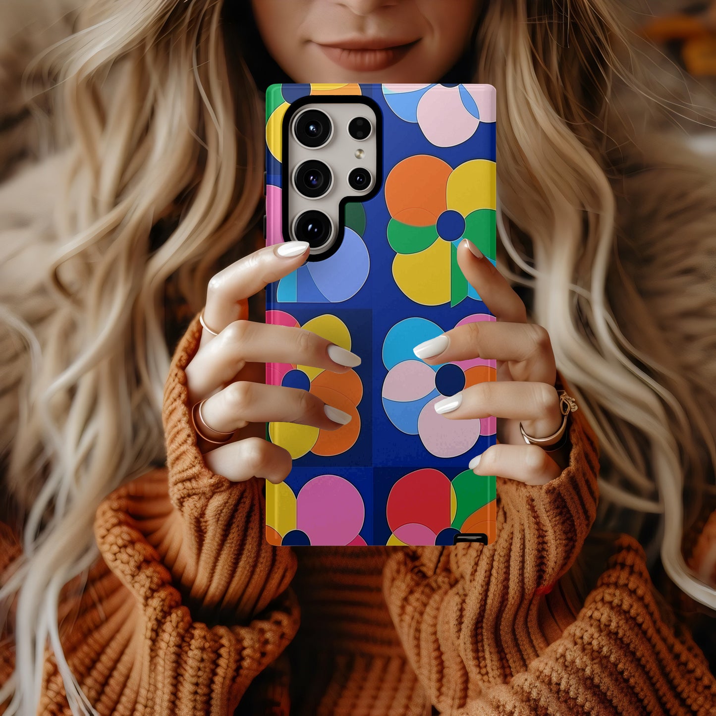 Mod Bloom Case – Retro 60s Pop Flower Power in Bold Colors