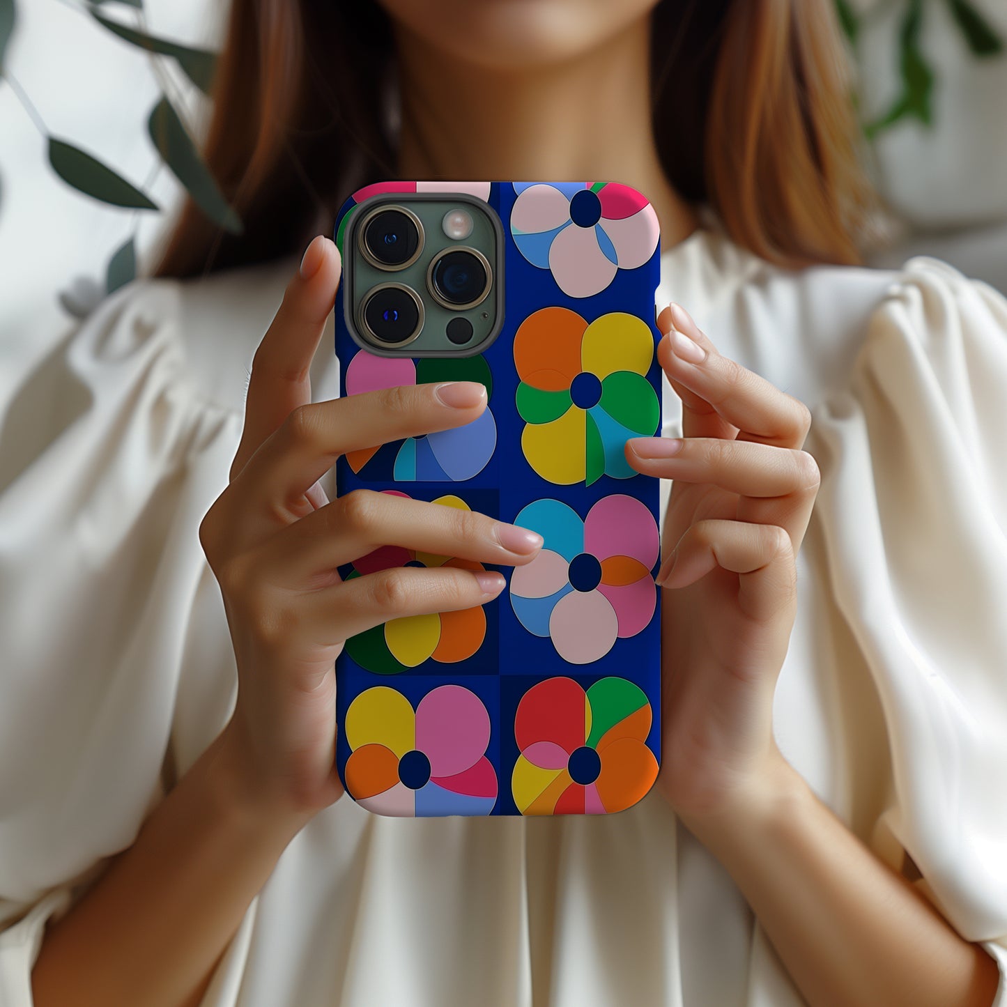 Mod Bloom Case – Retro 60s Pop Flower Power in Bold Colors