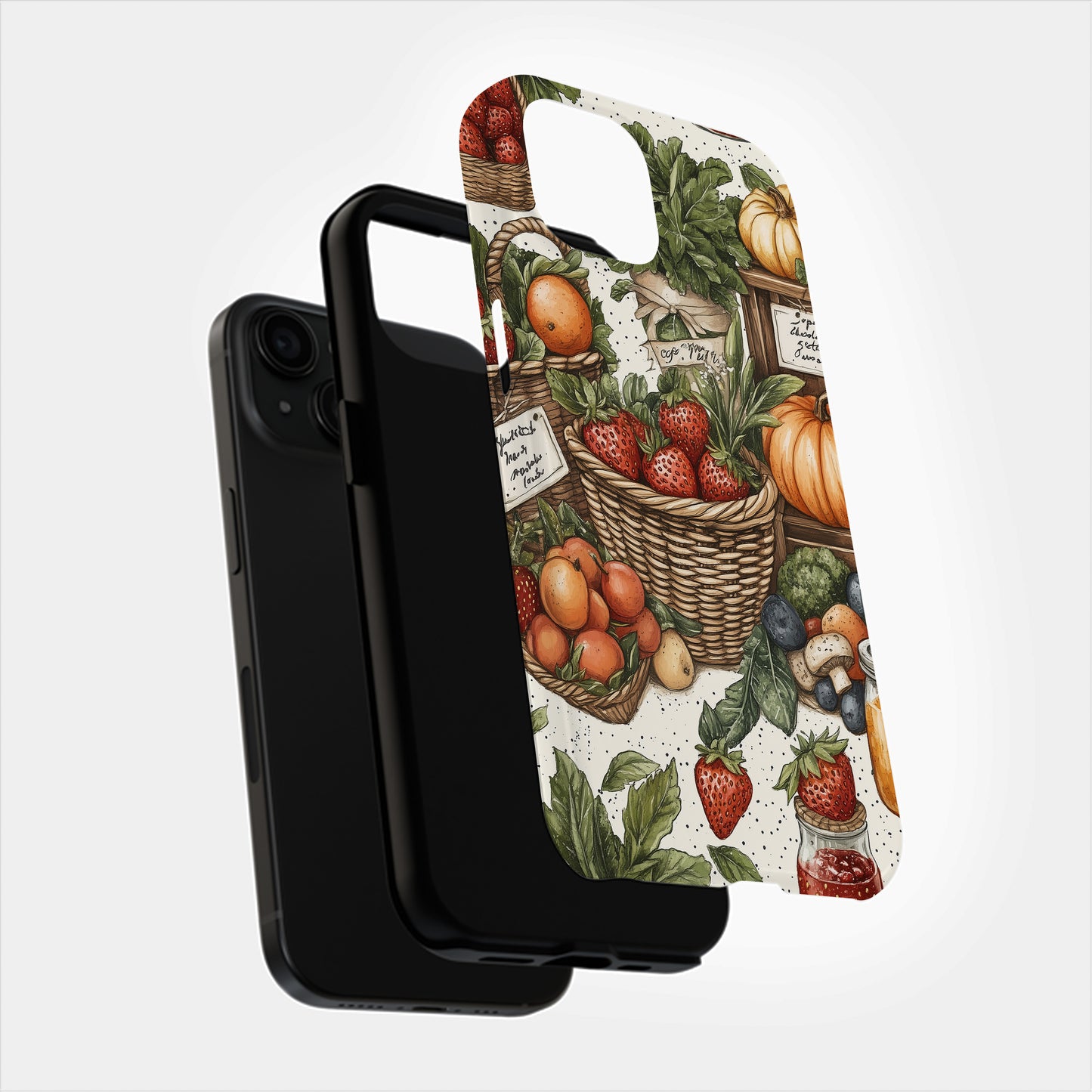 Farmers Market Harvest Phone Case – Rustic Charm with a Wholesome Twist