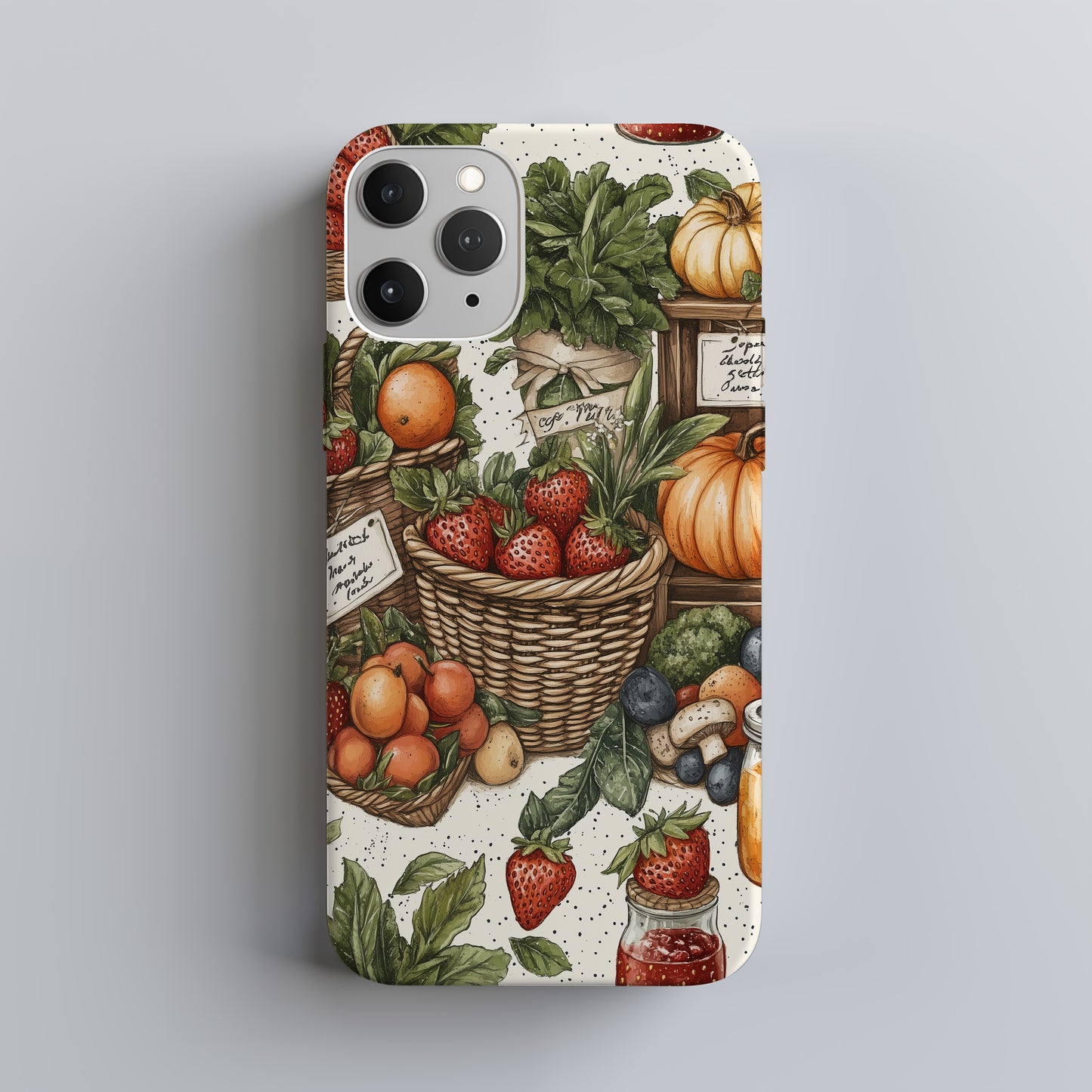 Farmers Market Harvest Phone Case – Rustic Charm with a Wholesome Twist