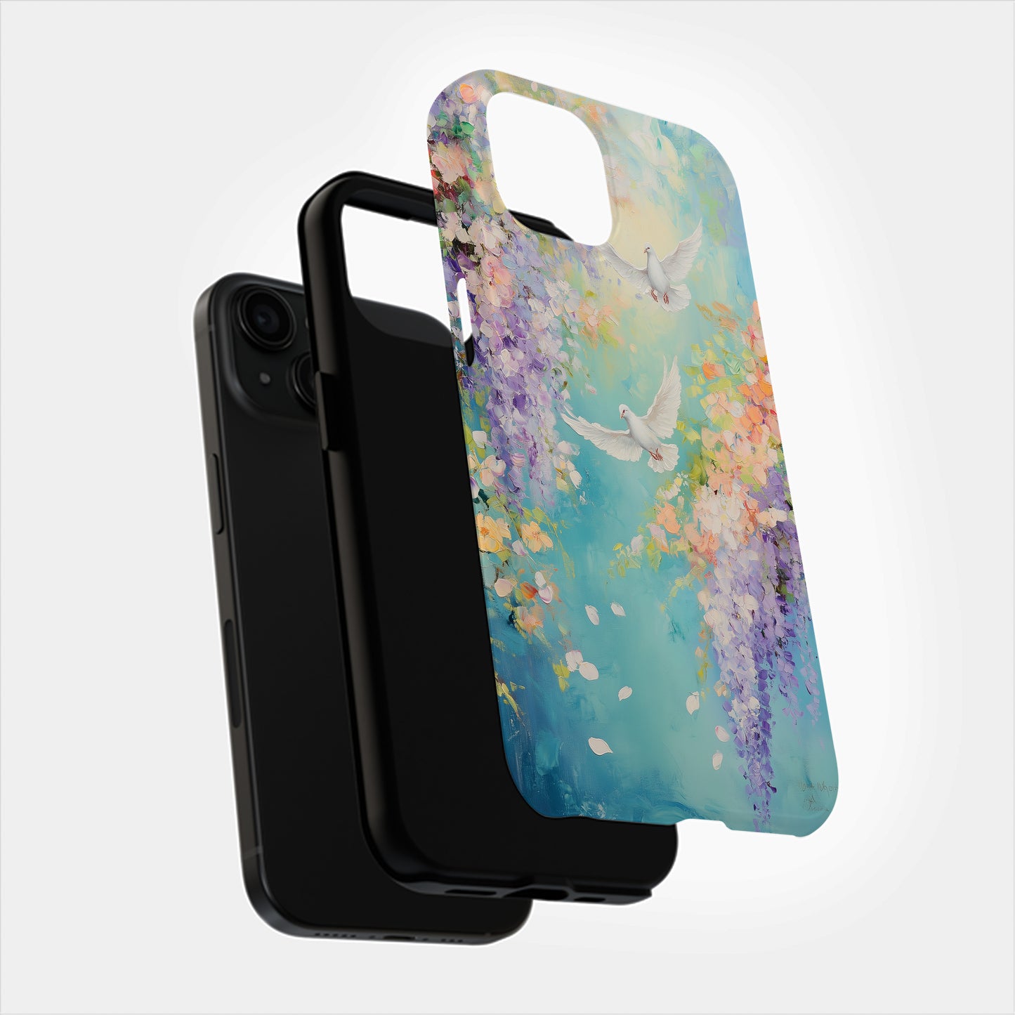 Peace in Bloom Phone Case – Tranquil Beauty, Uplifting Grace