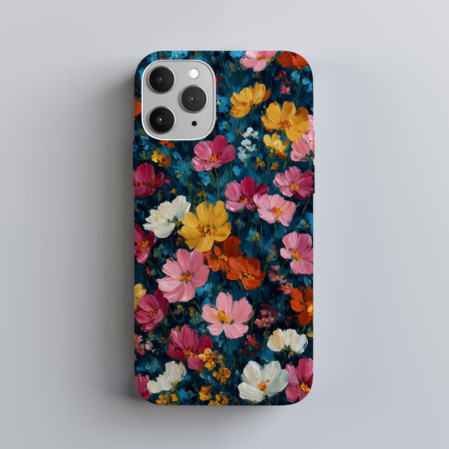 Midnight Garden Bloom Phone Case – Painterly Floral Elegance