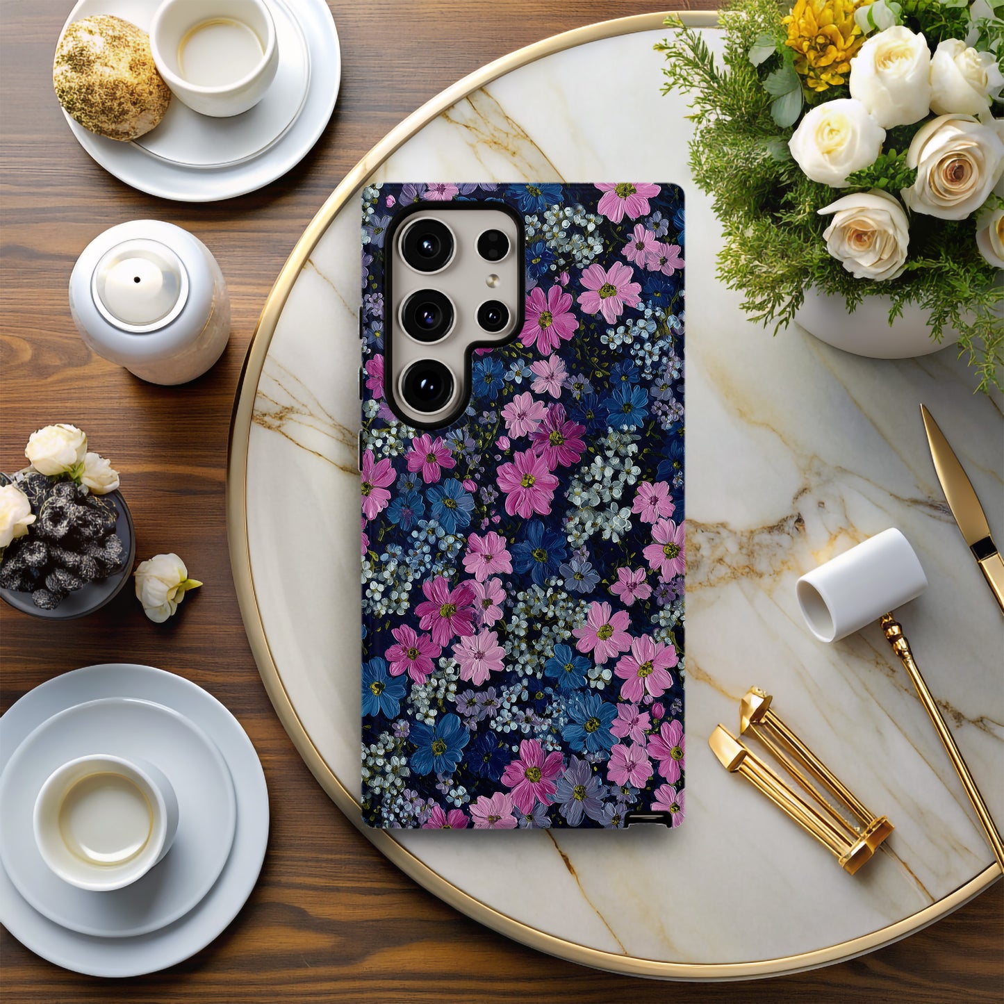 Bloomfield Nightfall Phone Case – Tiny Blossoms, Bold Beauty