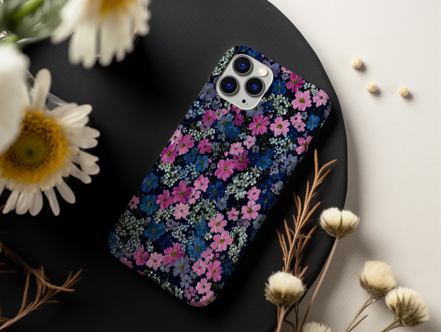 Bloomfield Nightfall Phone Case – Tiny Blossoms, Bold Beauty
