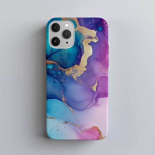 Celestial Drift Phone Case – Ocean Bloom Marble