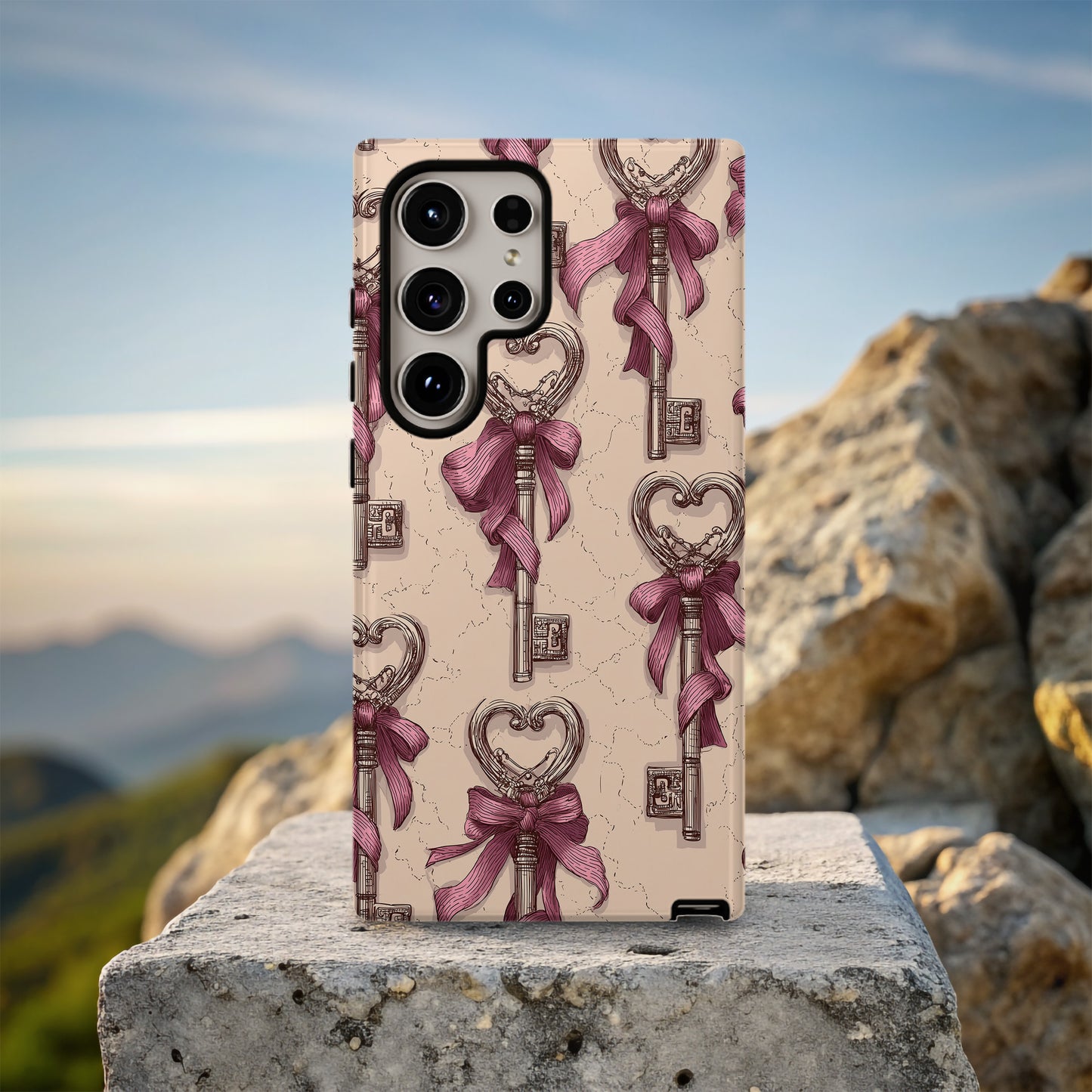 Key to My Heart – Vintage Skeleton Key Phone Case