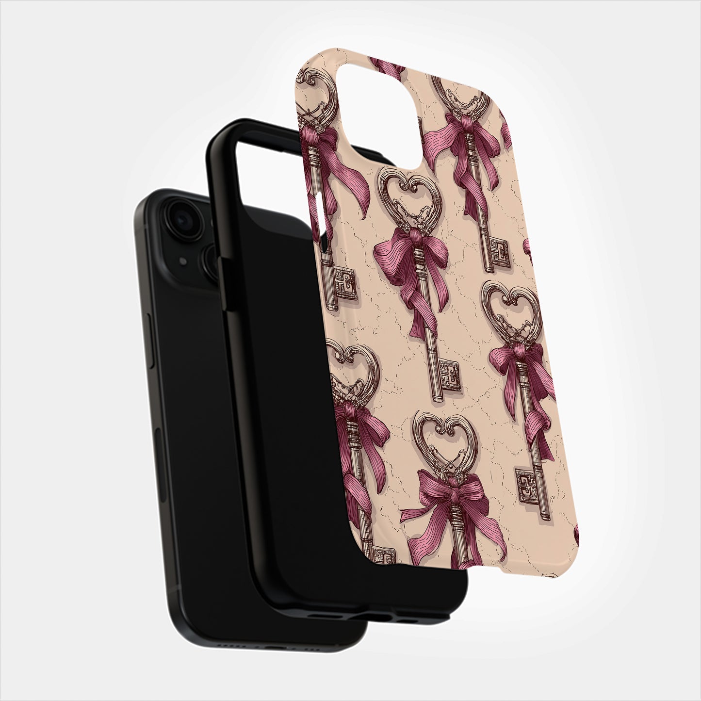 Key to My Heart – Vintage Skeleton Key Phone Case