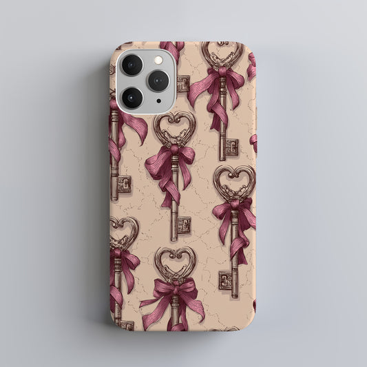 Key to My Heart – Vintage Skeleton Key Phone Case