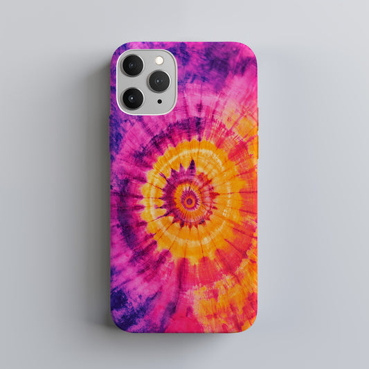 Sunburst Spiral – Psychedelic Tie-Dye Phone Case