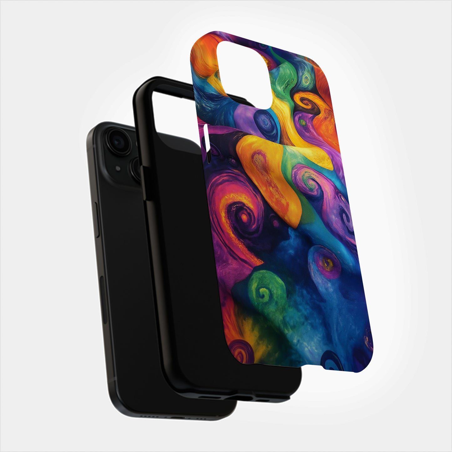 Psychedelic Whirl – Rainbow Vortex Phone Case