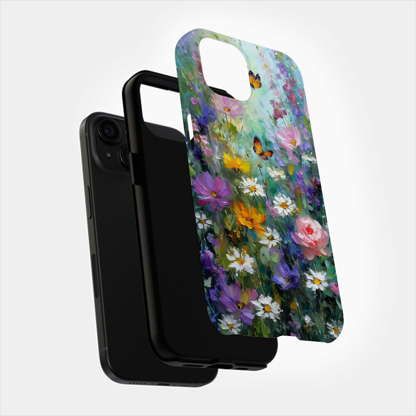 Garden Reverie – Impressionist Butterfly Phone Case