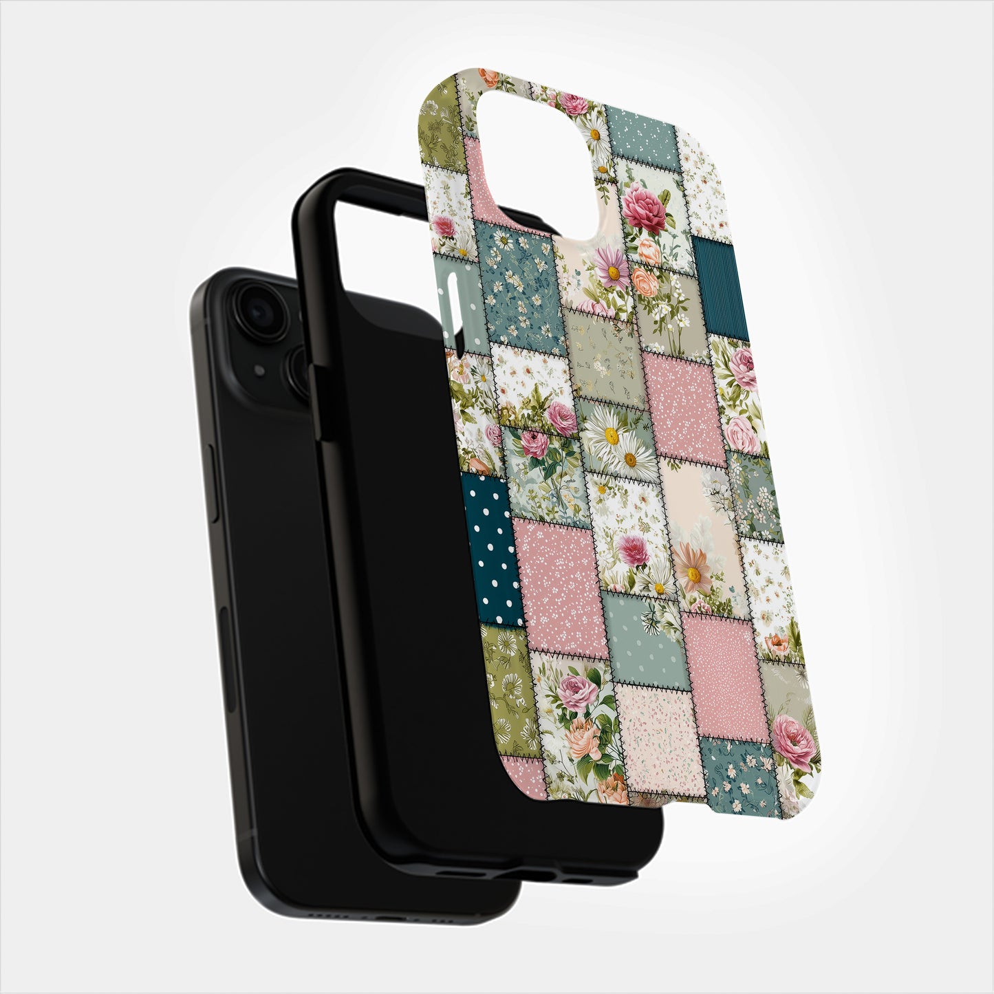 Cottage Garden Quilt – Floral Patchwork Phone Case