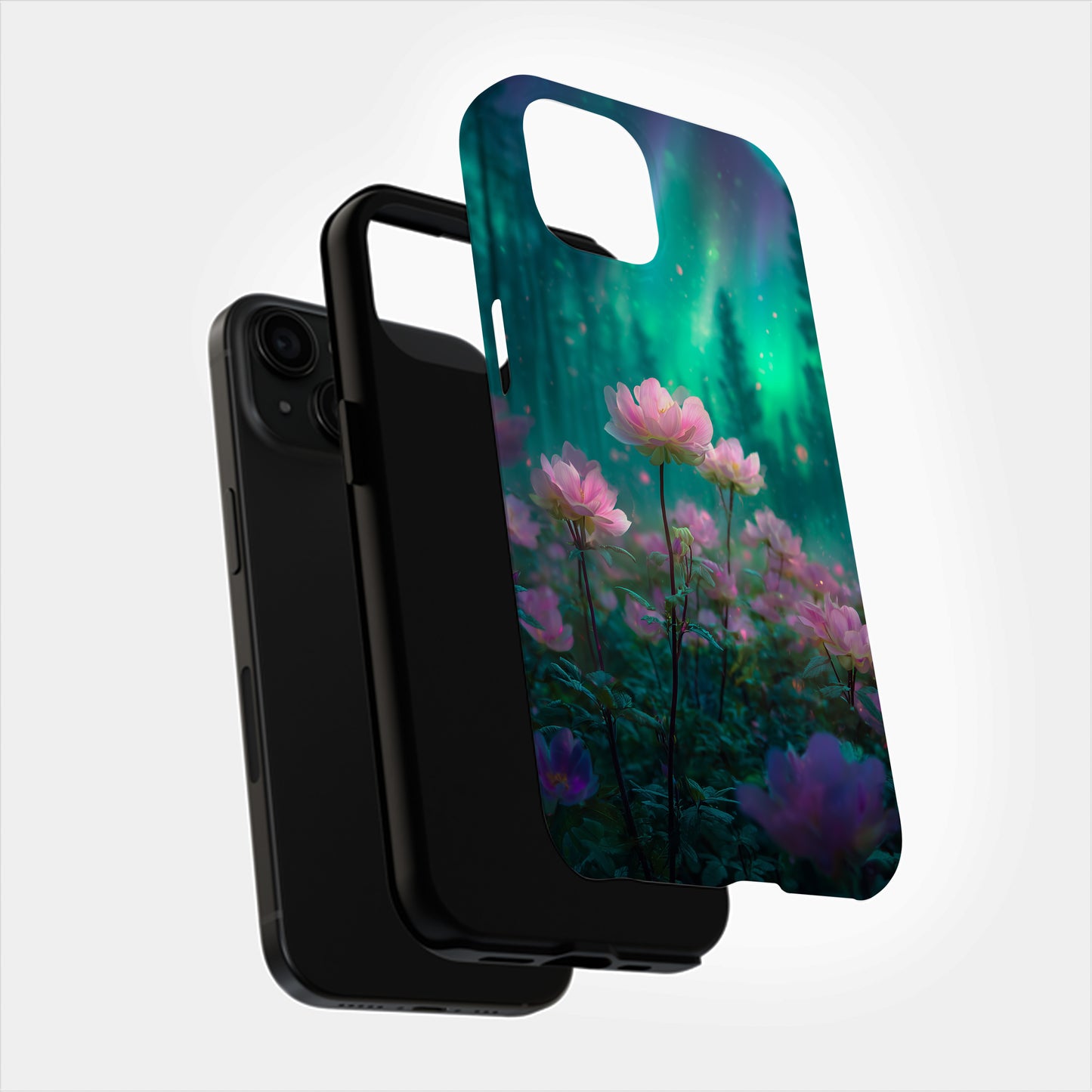 Aurora Bloom β Enchanted Glow Floral Phone Case