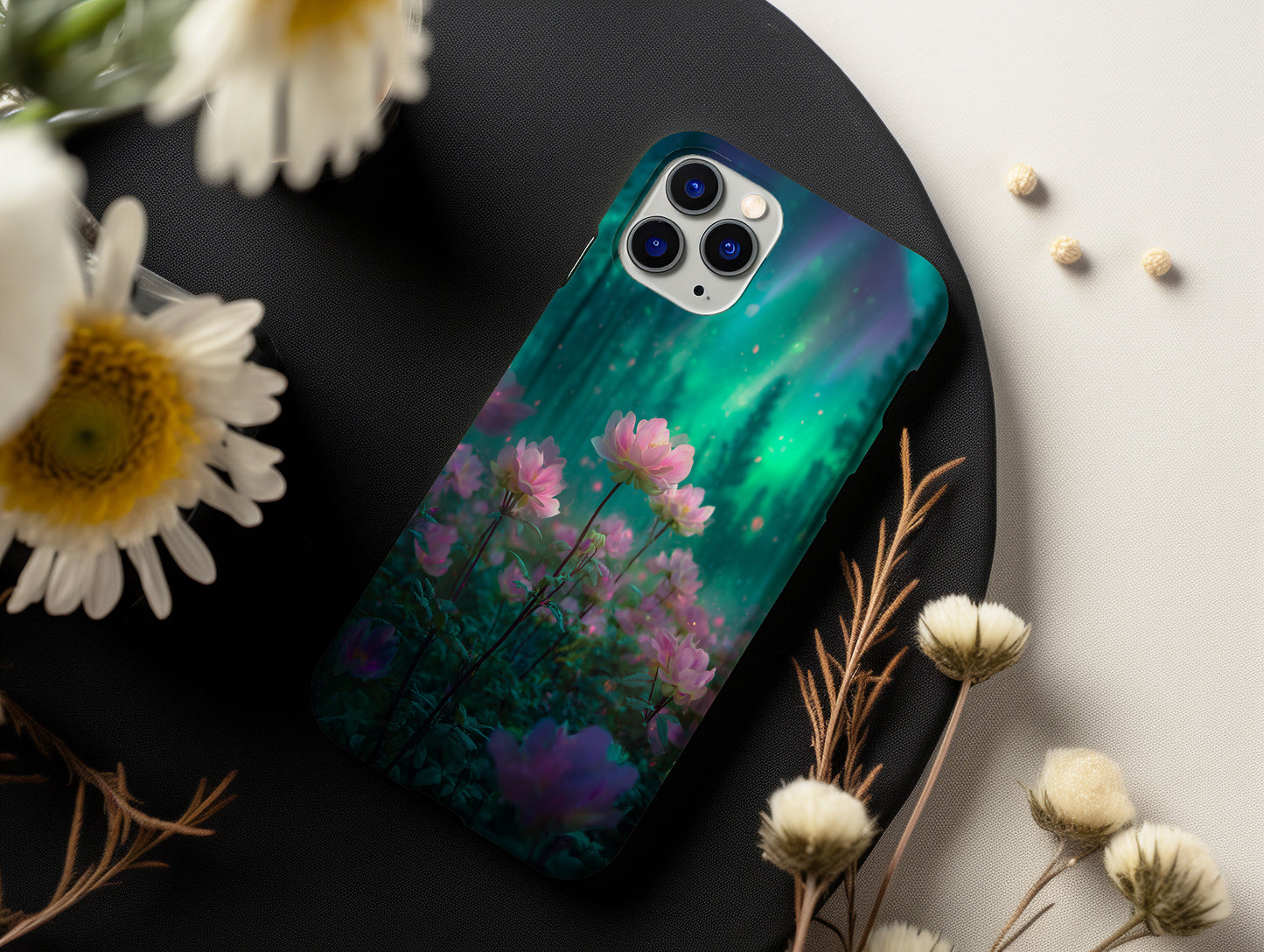 Aurora Bloom β Enchanted Glow Floral Phone Case