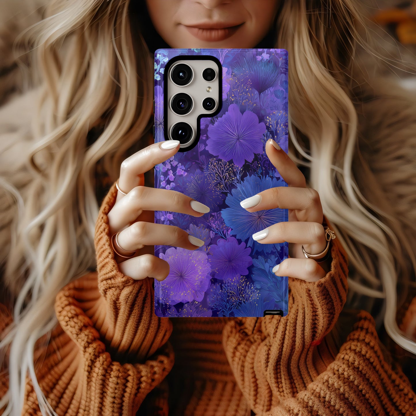Midnight Bloom Phone Case