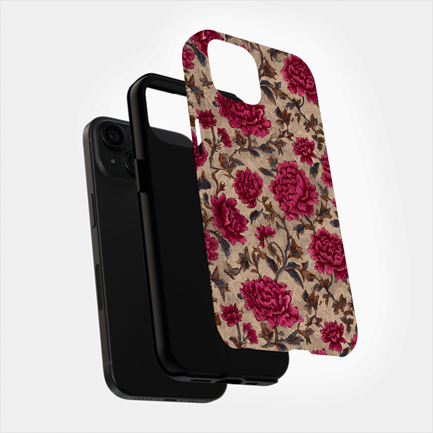 Vintage Peony Garden Case
