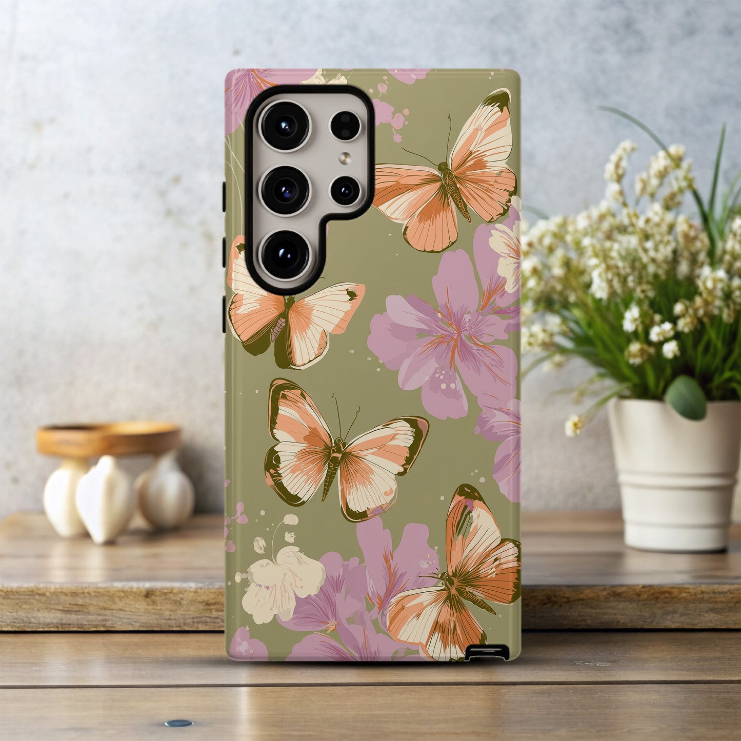 Whispers in Bloom: Butterfly Meadow Charm