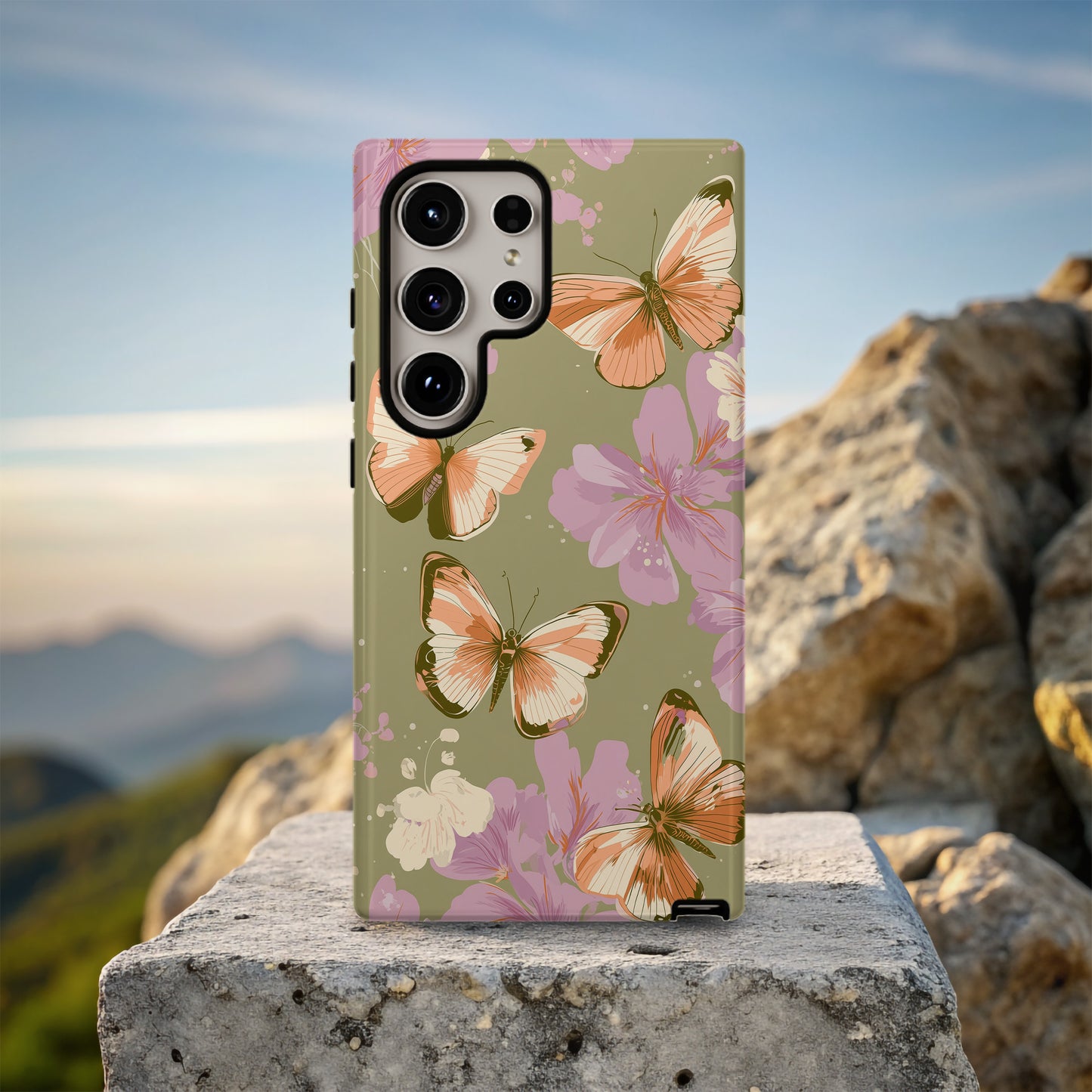 Whispers in Bloom: Butterfly Meadow Charm