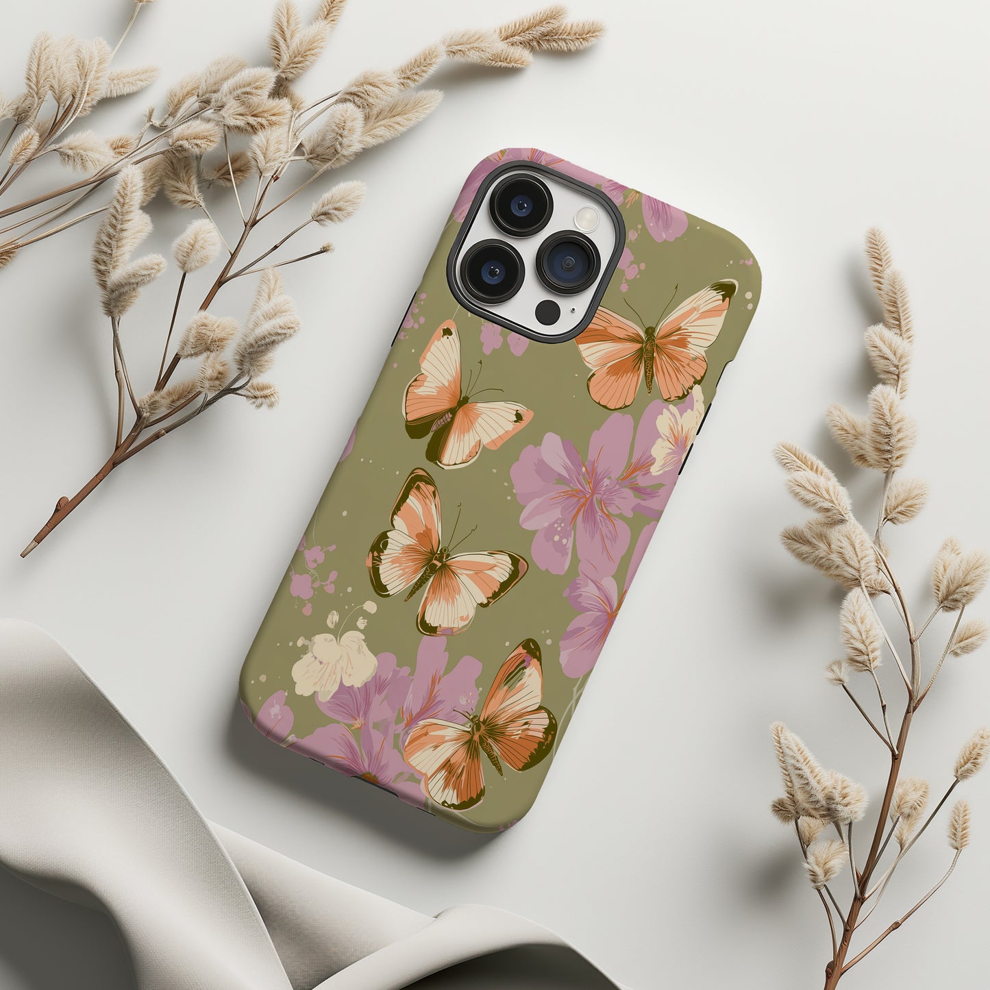 Whispers in Bloom: Butterfly Meadow Charm