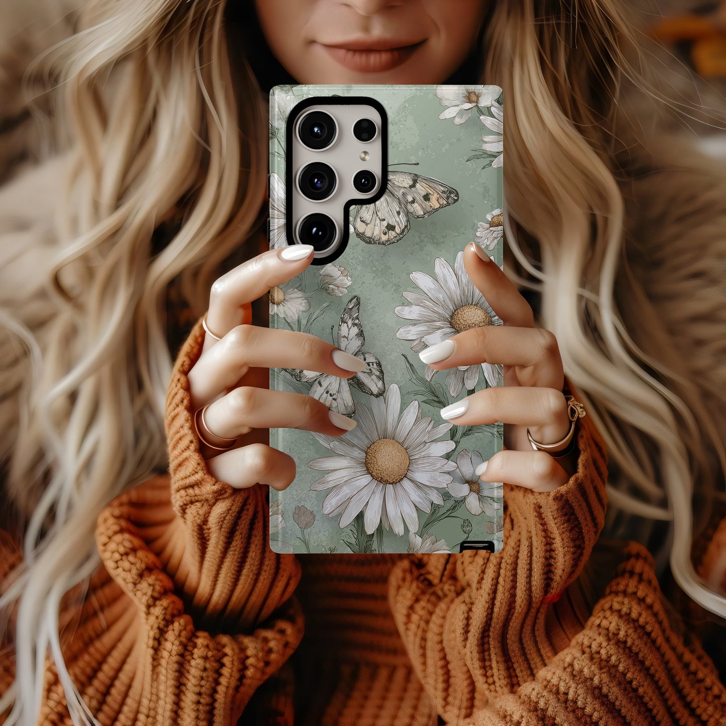 Whispers of Spring: Vintage Daisies & Butterflies