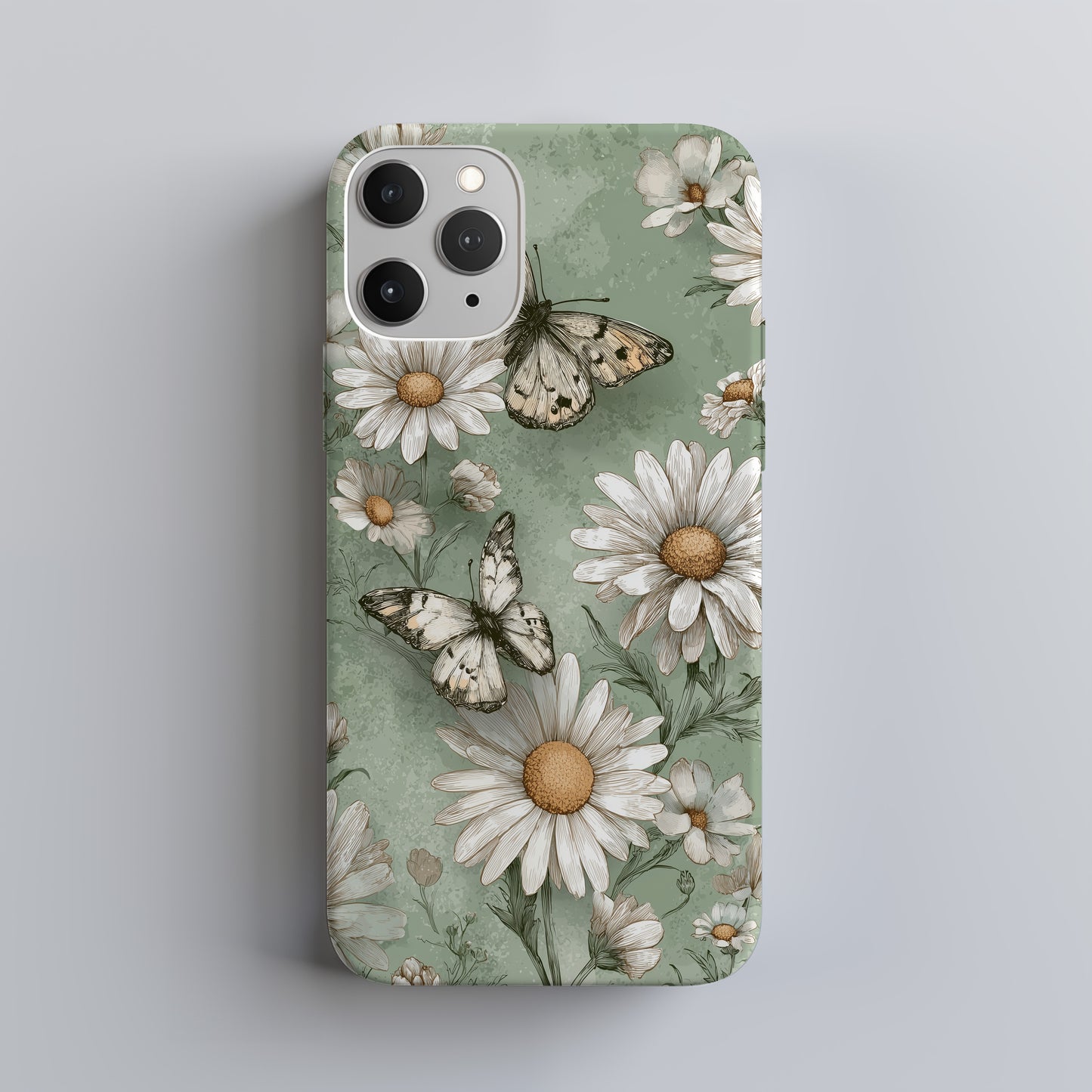 Whispers of Spring: Vintage Daisies & Butterflies