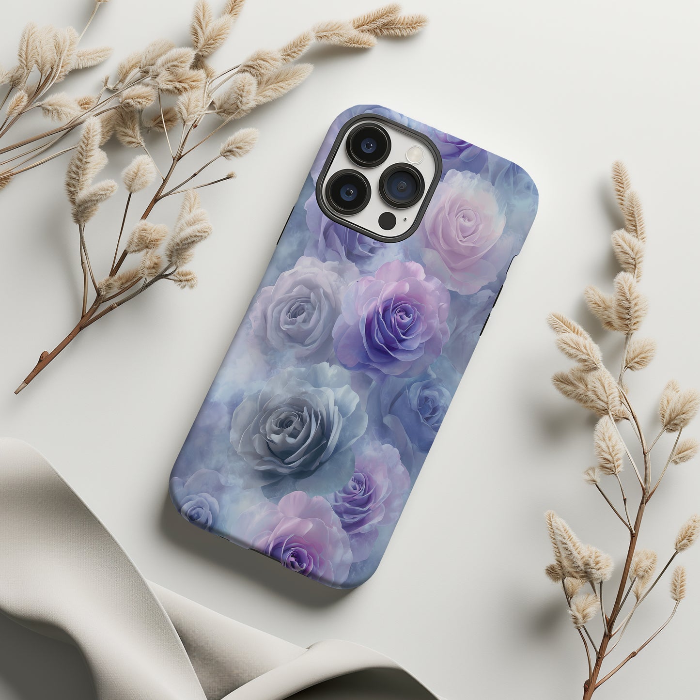 Ethereal Bloom: Lavender Mist Rose Elegance