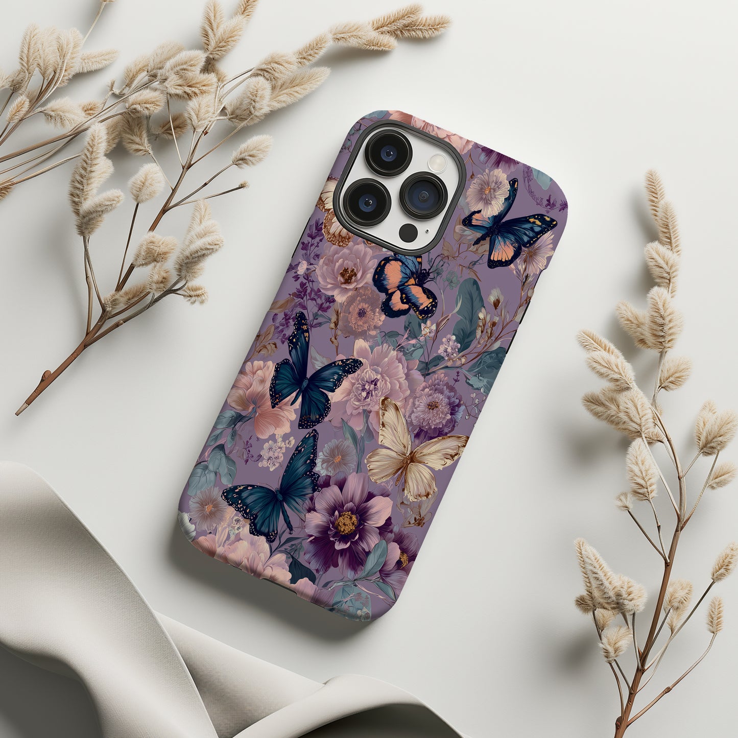 Twilight Flutter: Vintage Garden Reverie