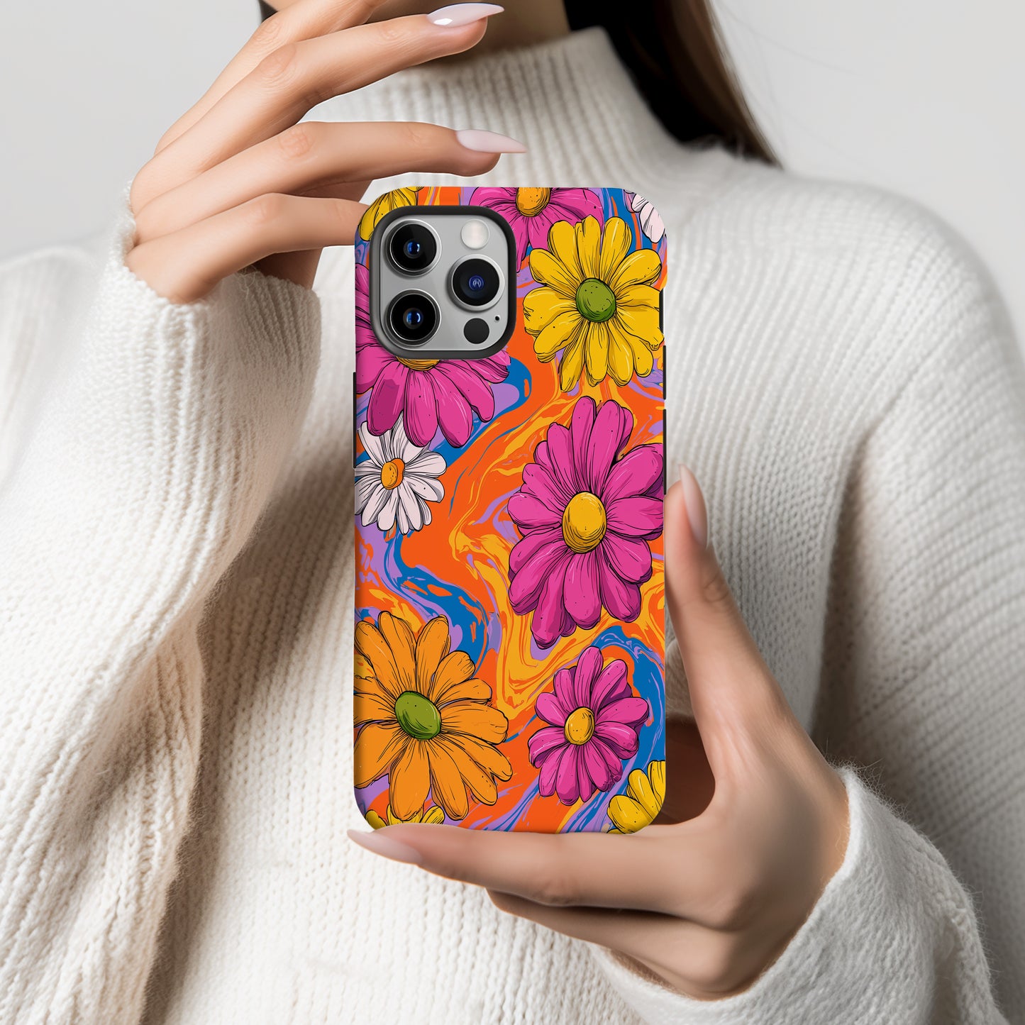 Groove Garden: Retro Swirl Daisy Explosion